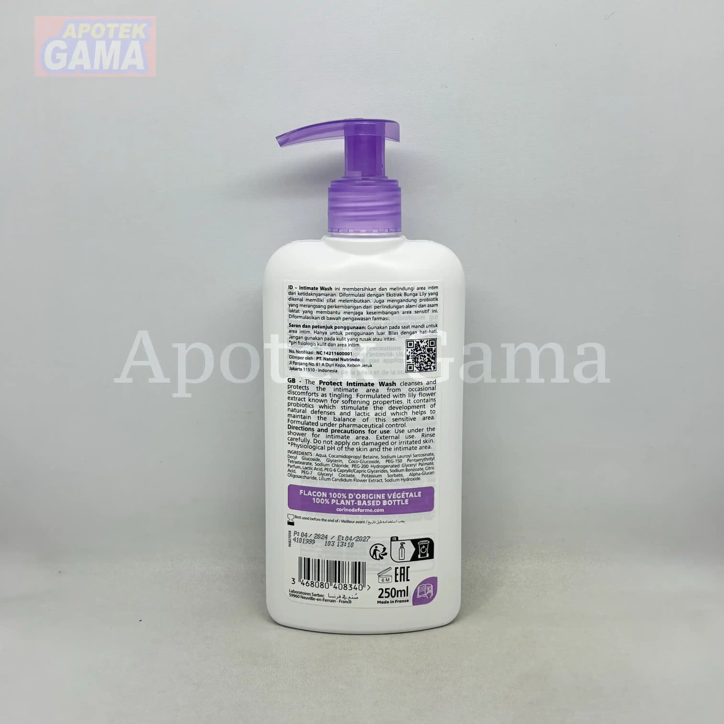 RADIANT CORINE DE FARME INTIMATE GEL PROTECTION 250 ML