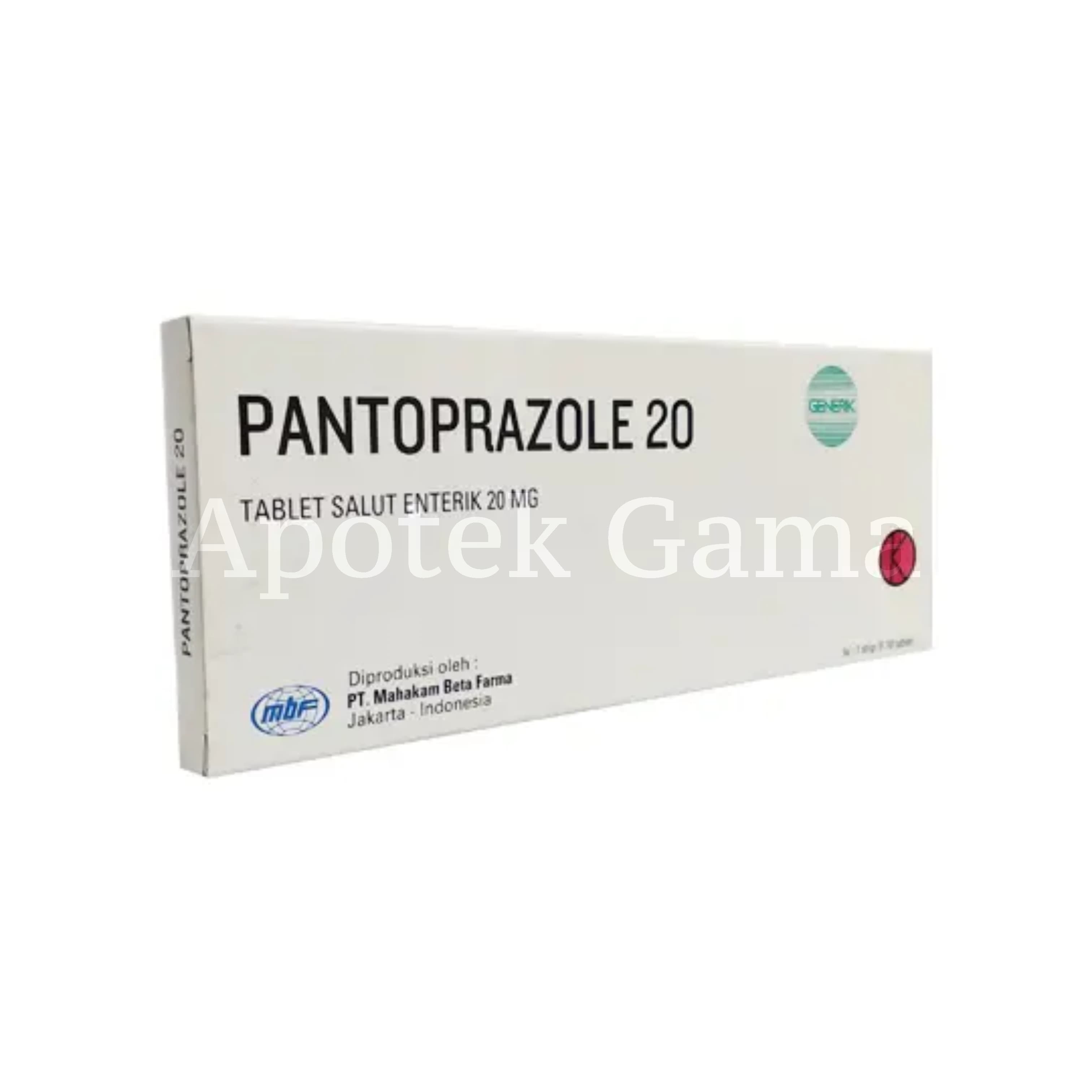 PANTOPRAZOL 20MG/30TAB