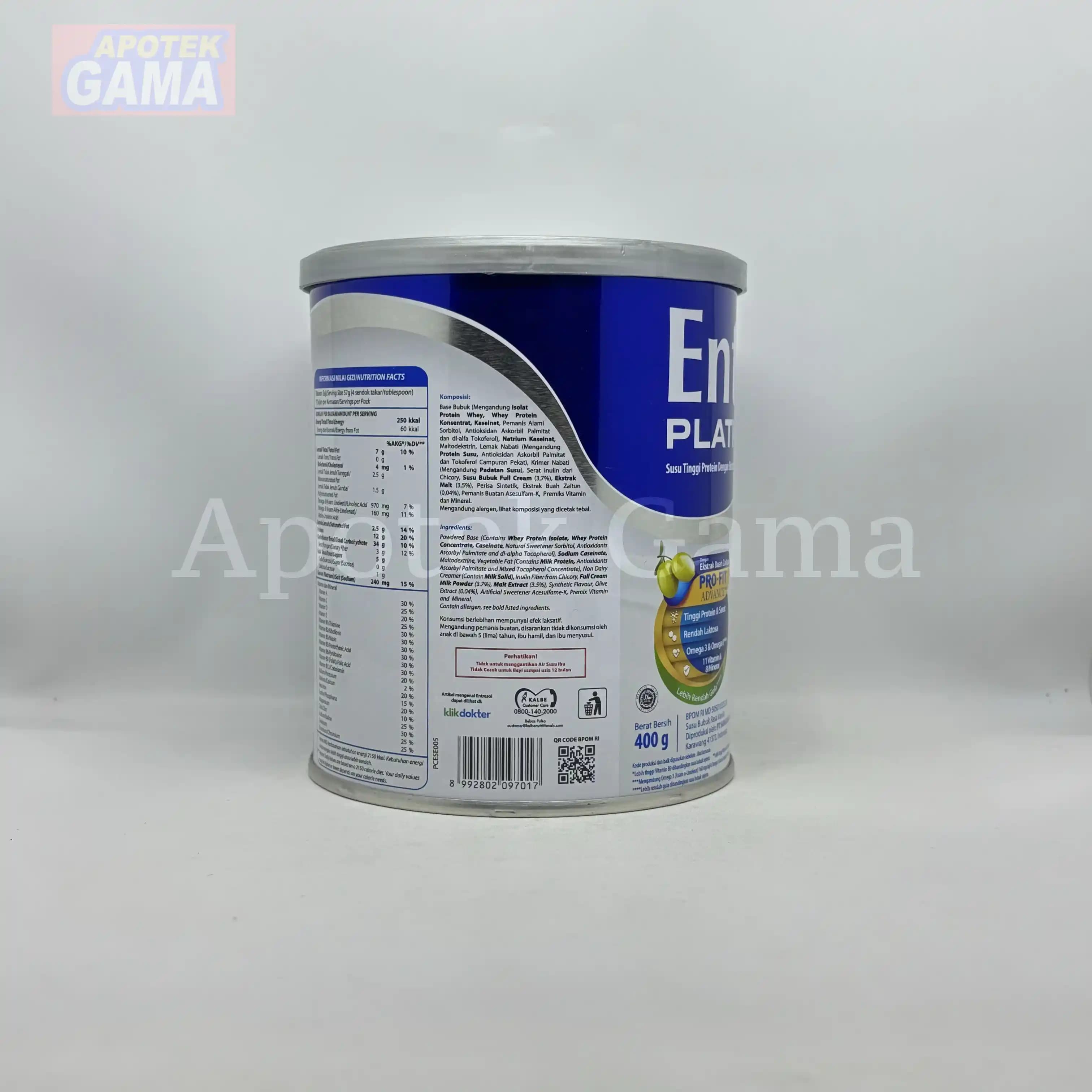 ENTRASOL PLATINUM VANILA 400GR 5