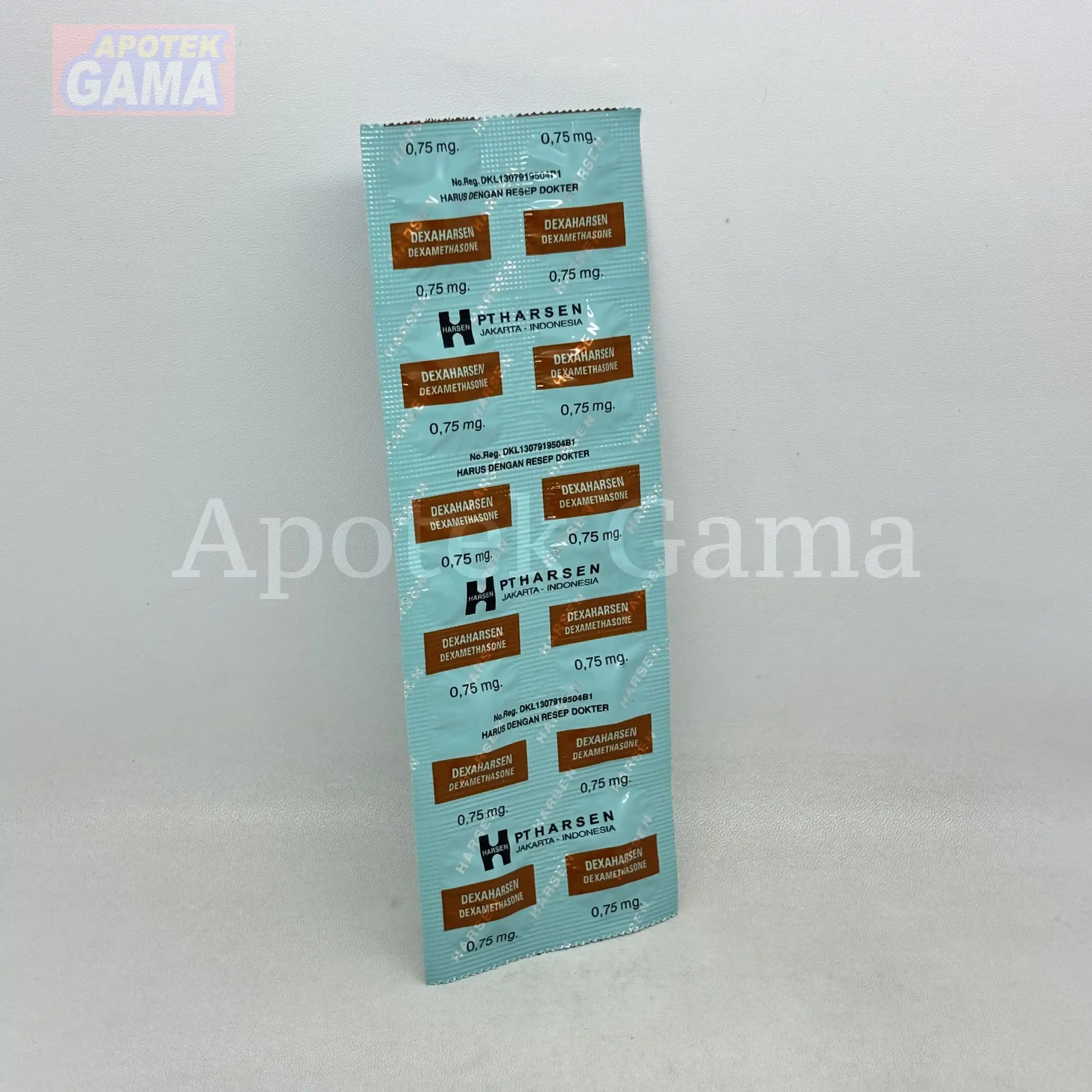 DEXAMETHASONE 0.75 MG STRIP 2