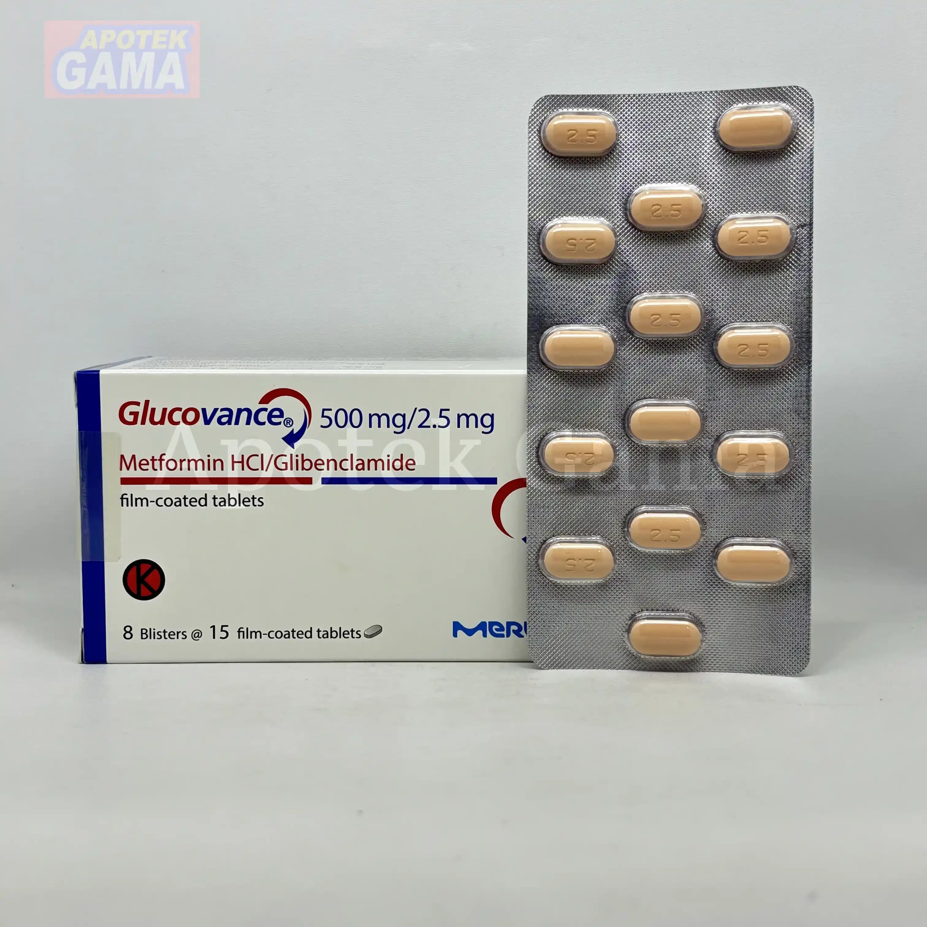GLUCOVANCE TAB 500/2.5 4