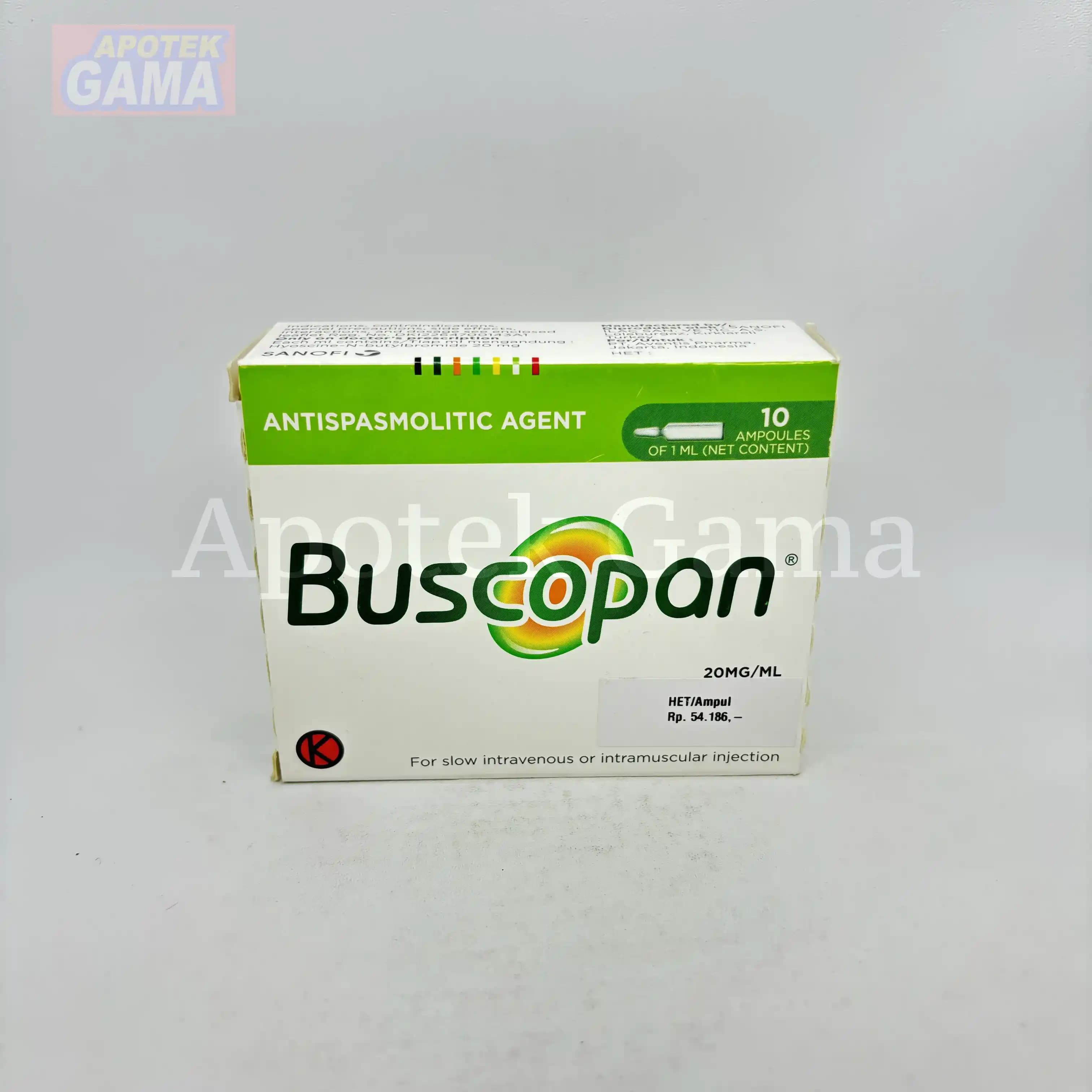 BUSCOPAN INJ 20 MG 3