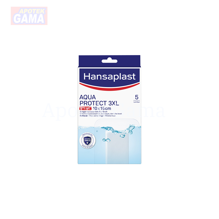 HANSAPLAST AQUA PROTECT 3XL STERIL 10X15CM 5PCS