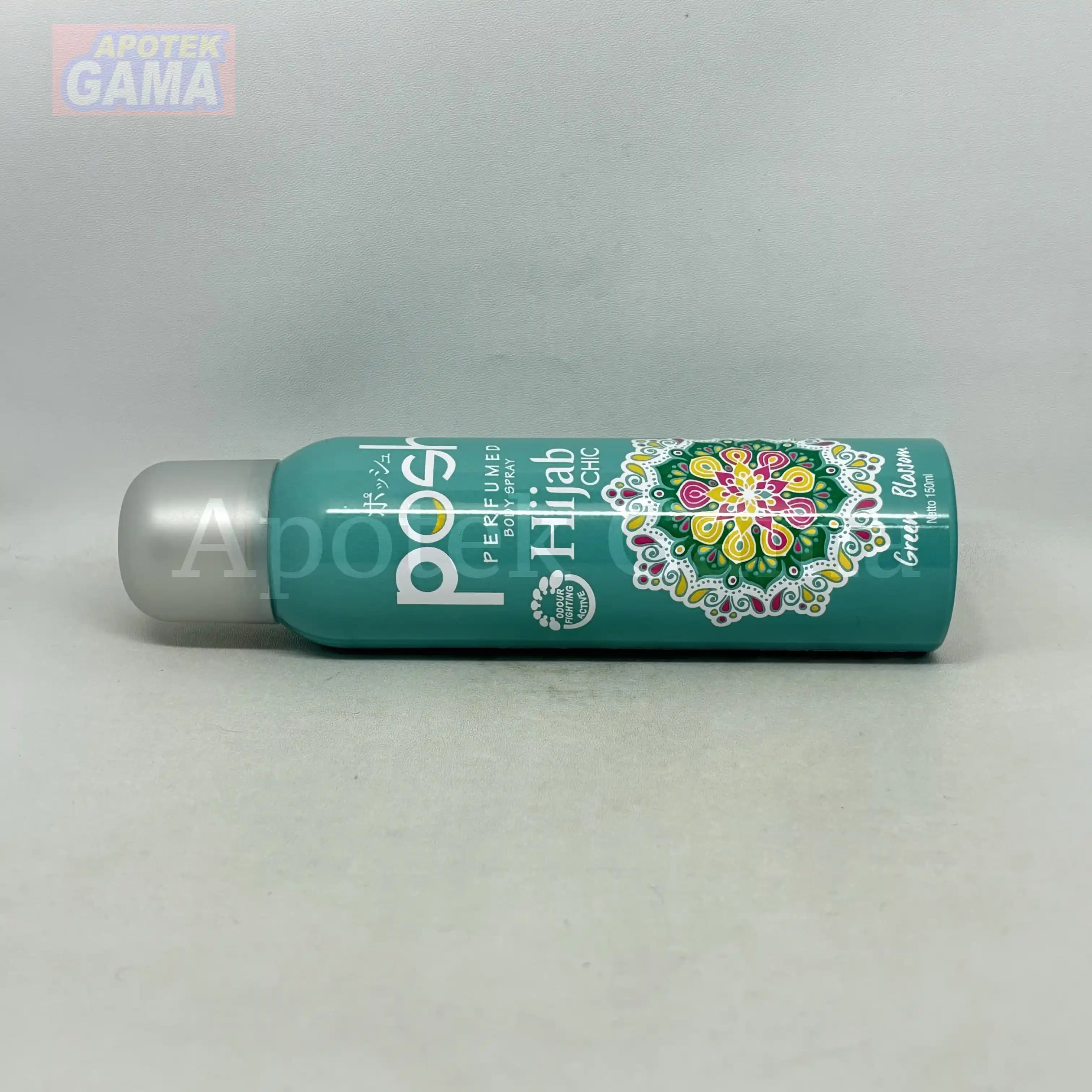 POSH PERFUMED BODY SPRAY HIJAB GREEN BLOSSOM 150ML 2
