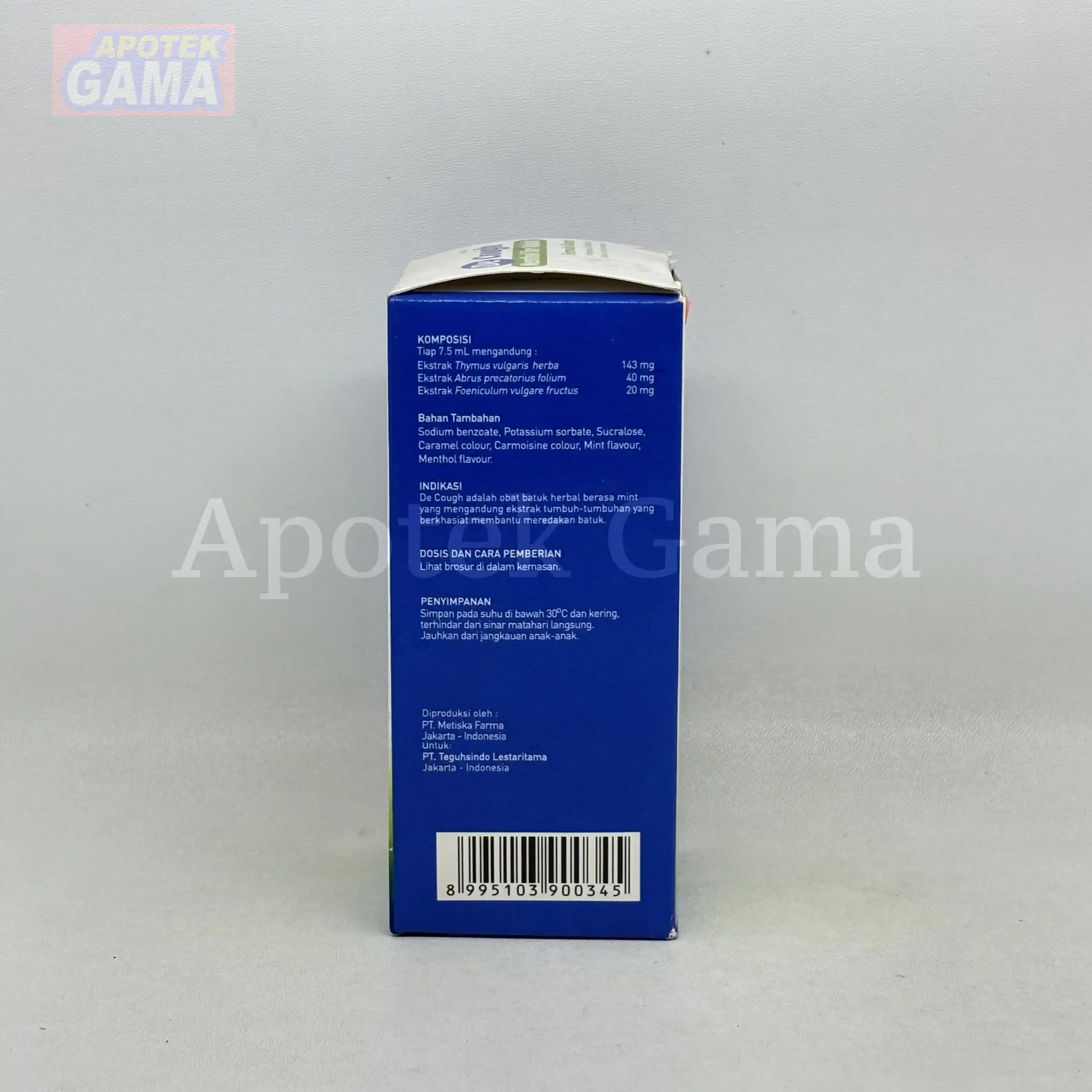 DE COUGH MINT 60 ML  4