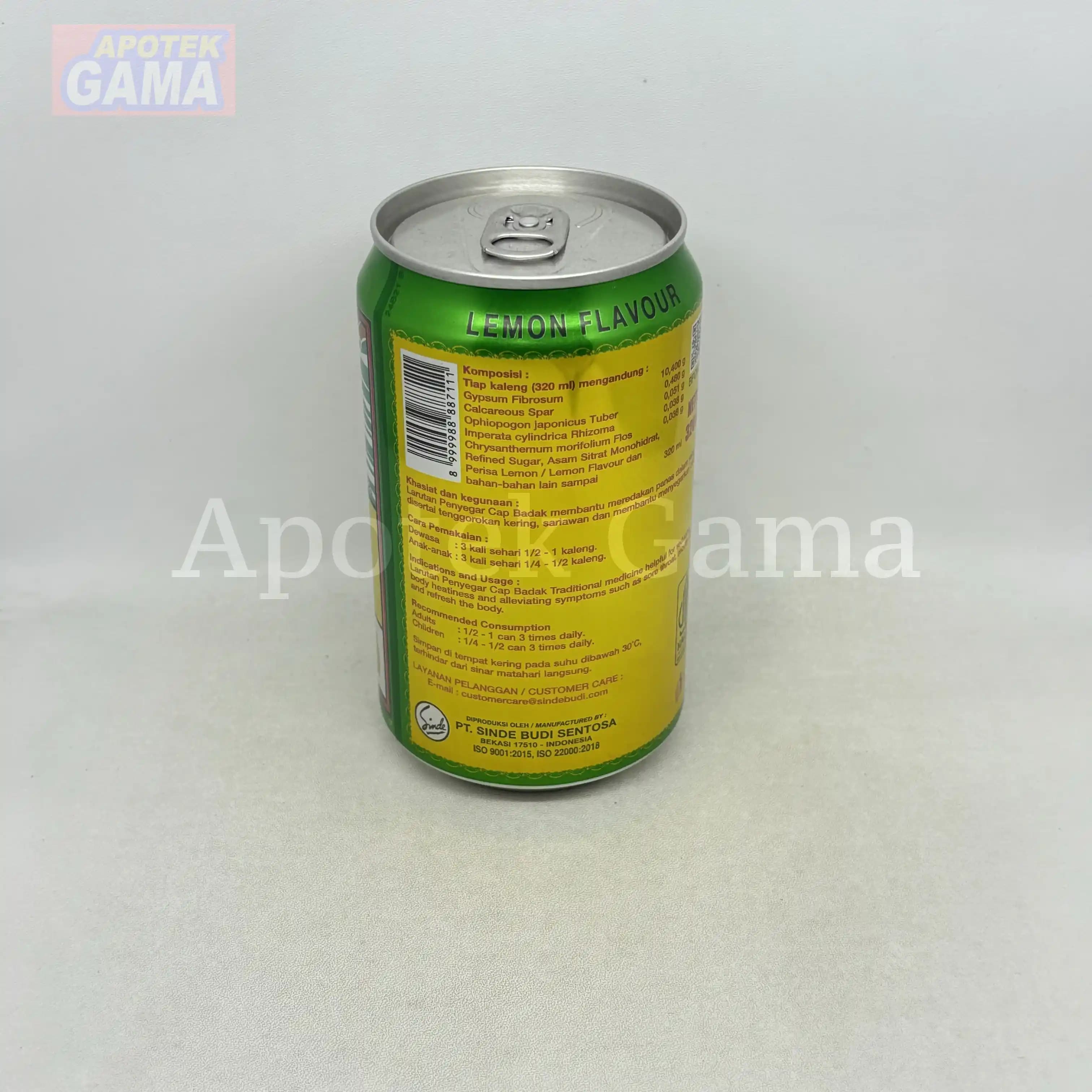 LARUTAN CAP BADAK RASA LEMON 320ML 5