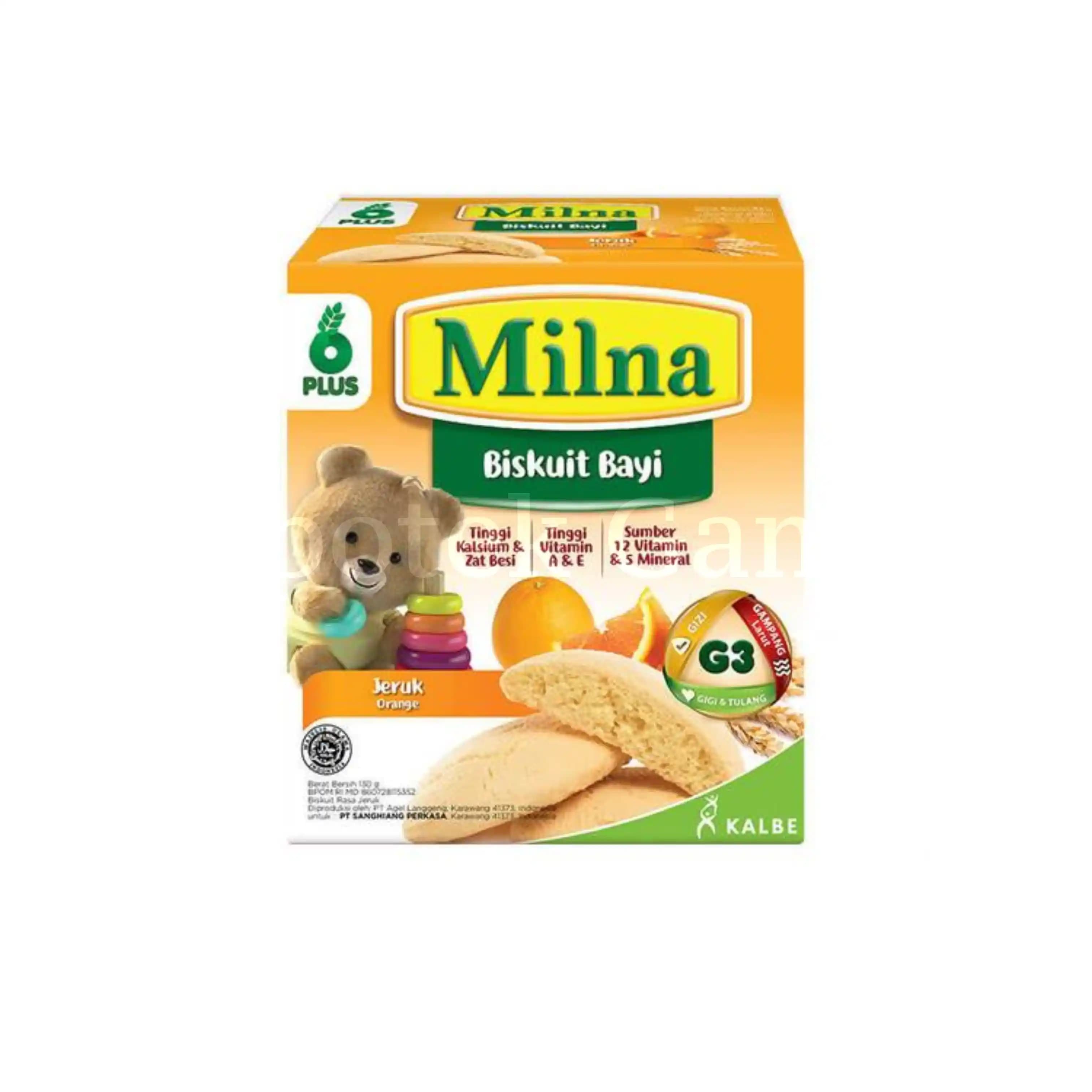 MILNA BISKUIT BAYI 6+ JERUK 130 GR