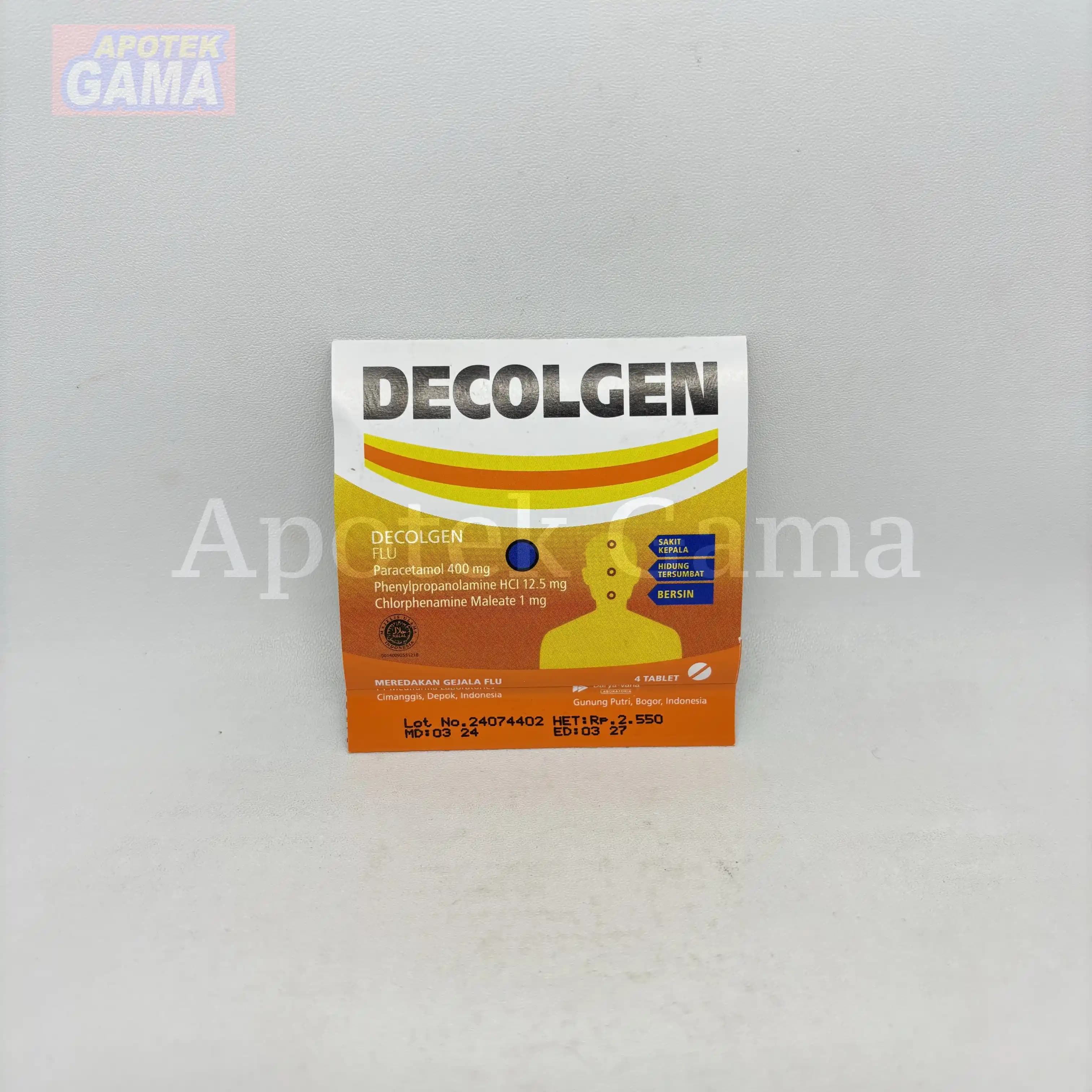 DECOLGEN PE TAB  5