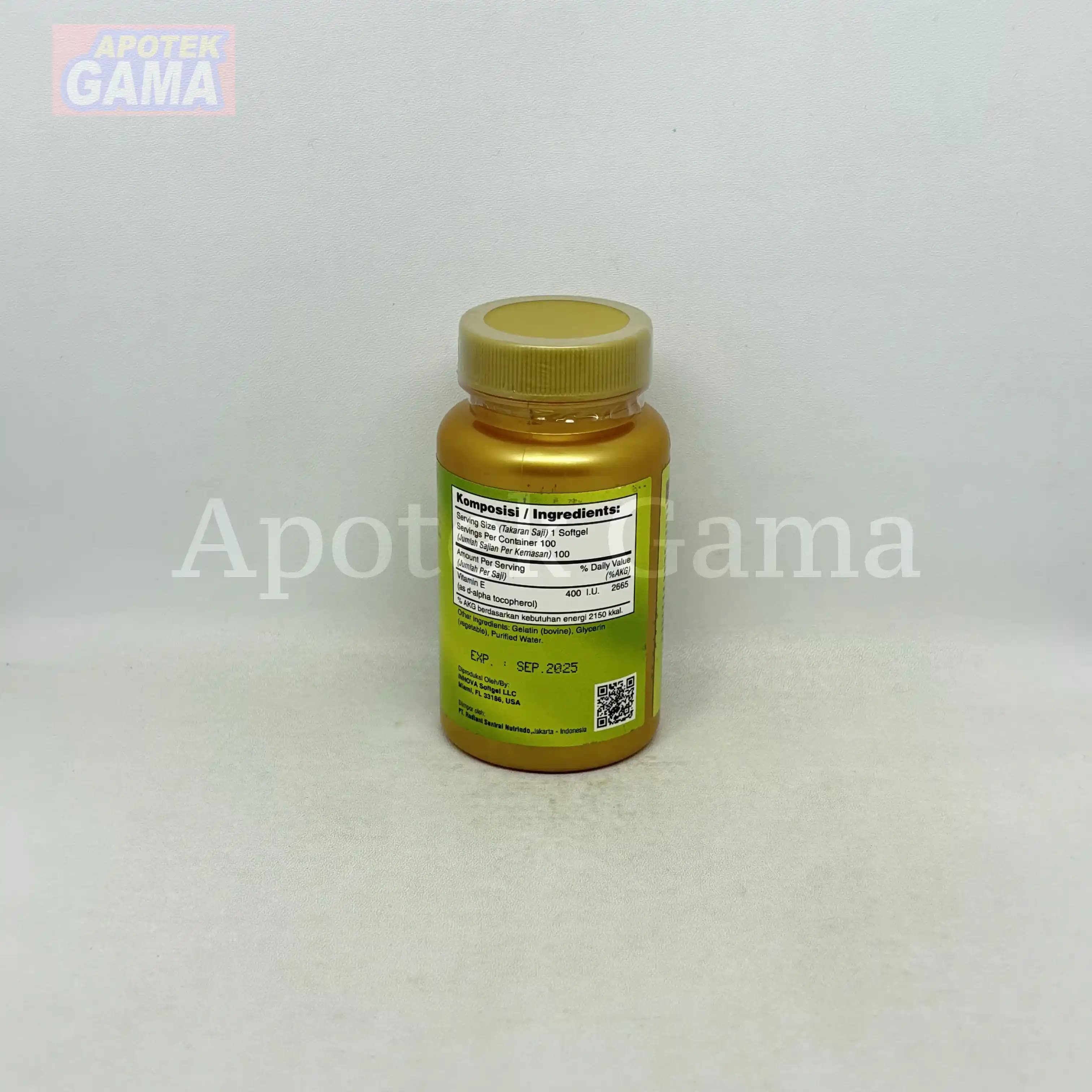 NATURES HEALTH VITAMIN E 400 IU 100S 3