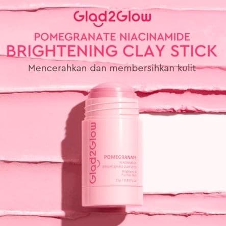GLAD2GLOW POMEGRANATE BRIGHTENING CLATY STICK 25GR 2