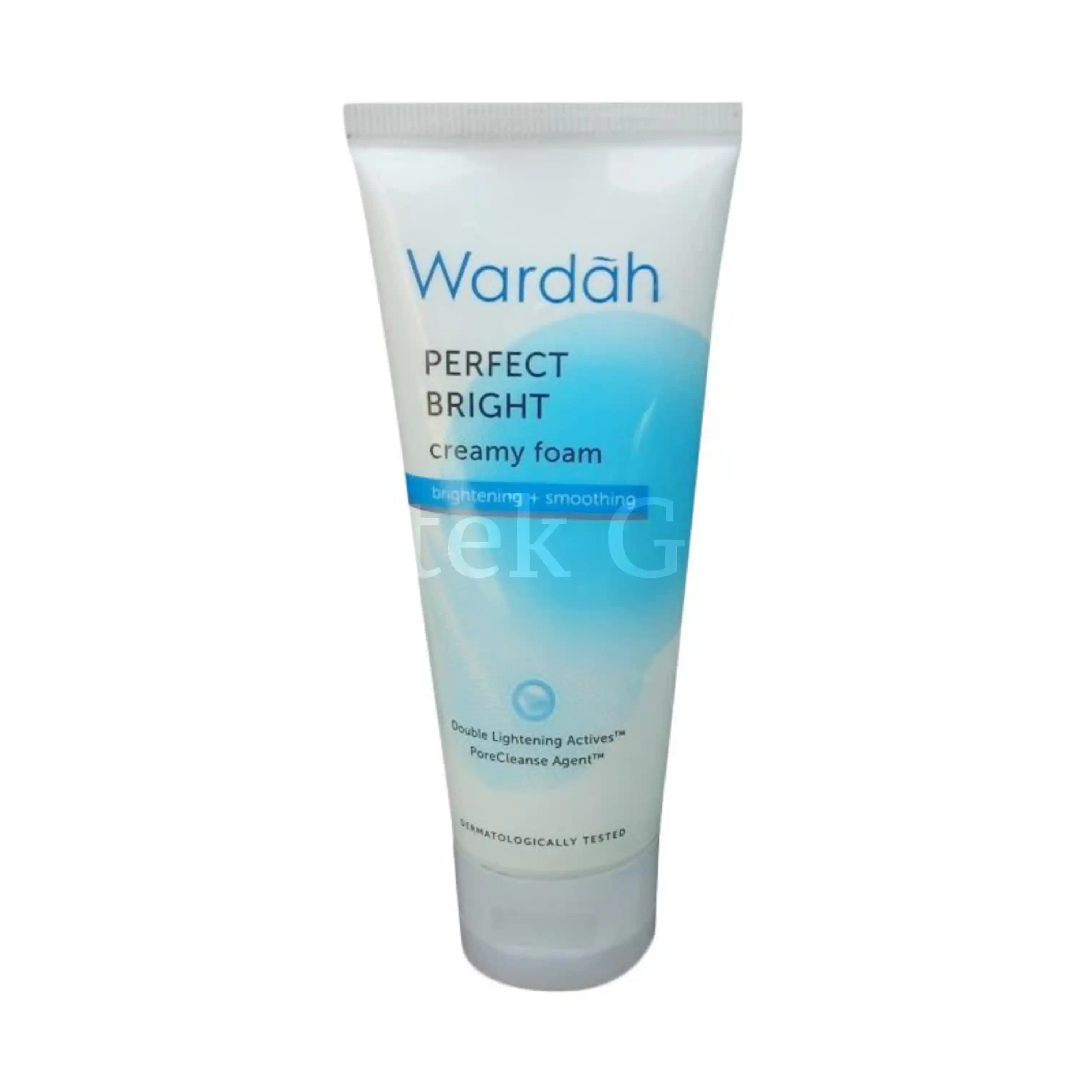 WARDAH PERFECT BRIGHT CREAMY FOAM BRIGHTENING + SMOOTING 100 ML
