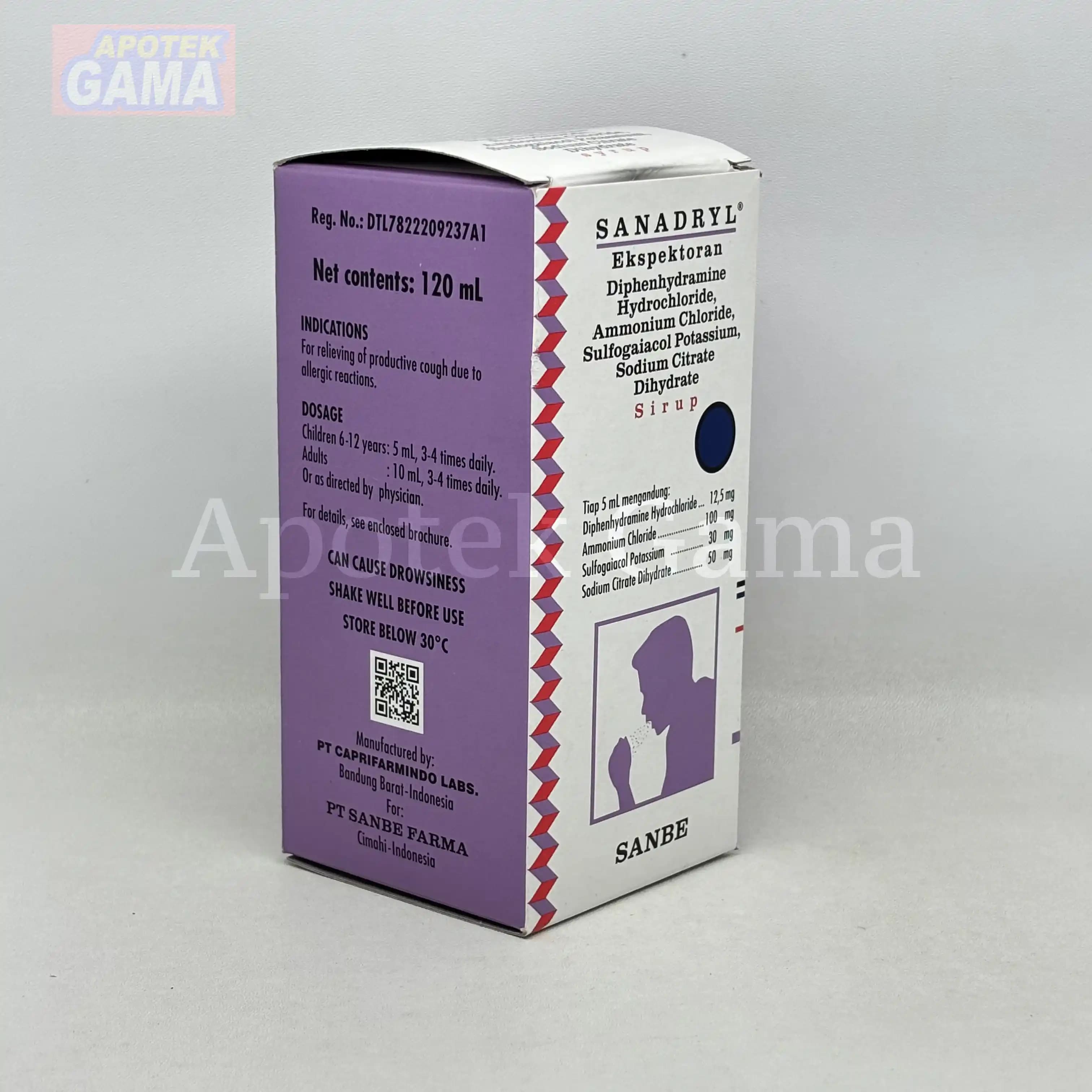 SANADRYL EXP 120ML