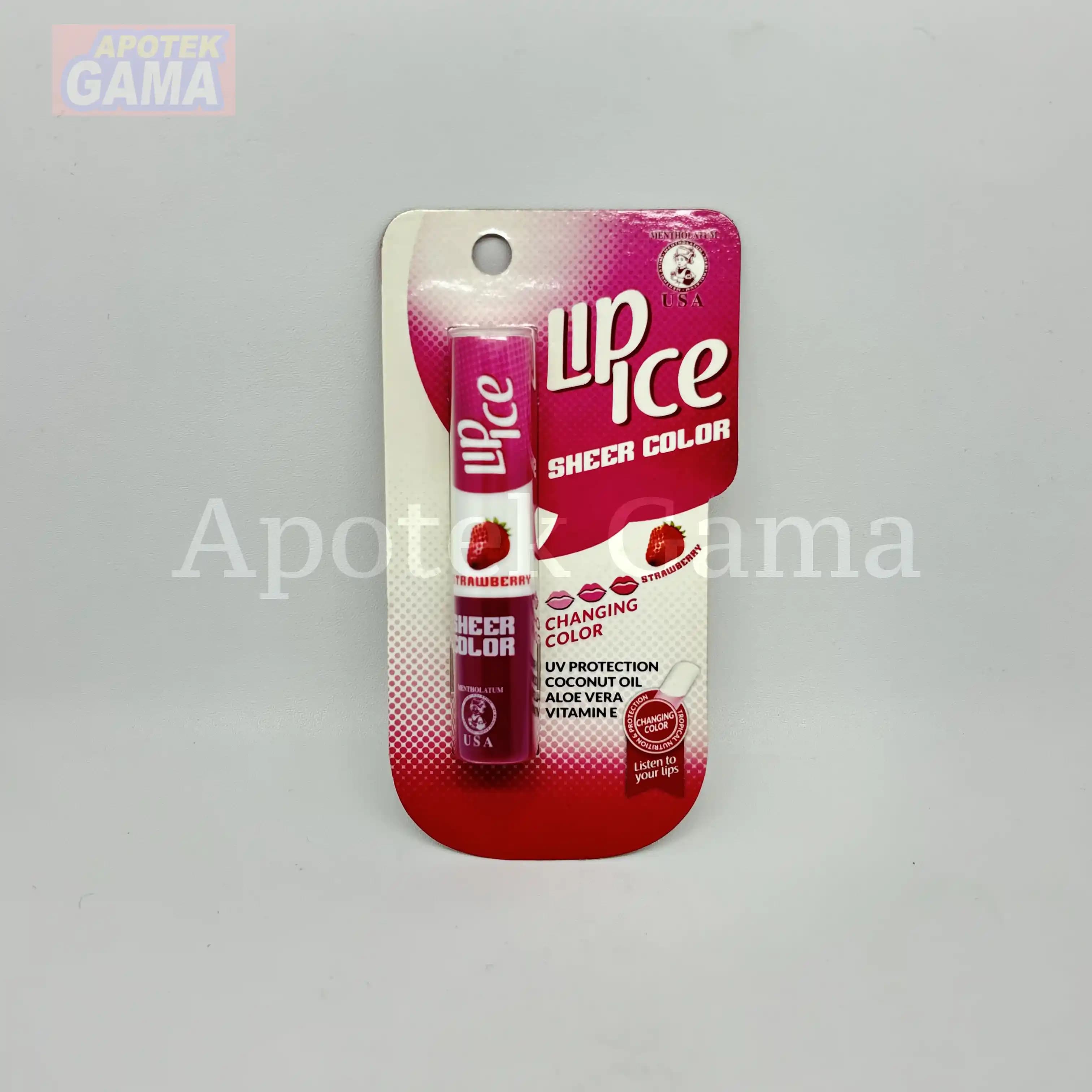 ACNES LIP ICE SHEER COLOR STRAWBERRY 4