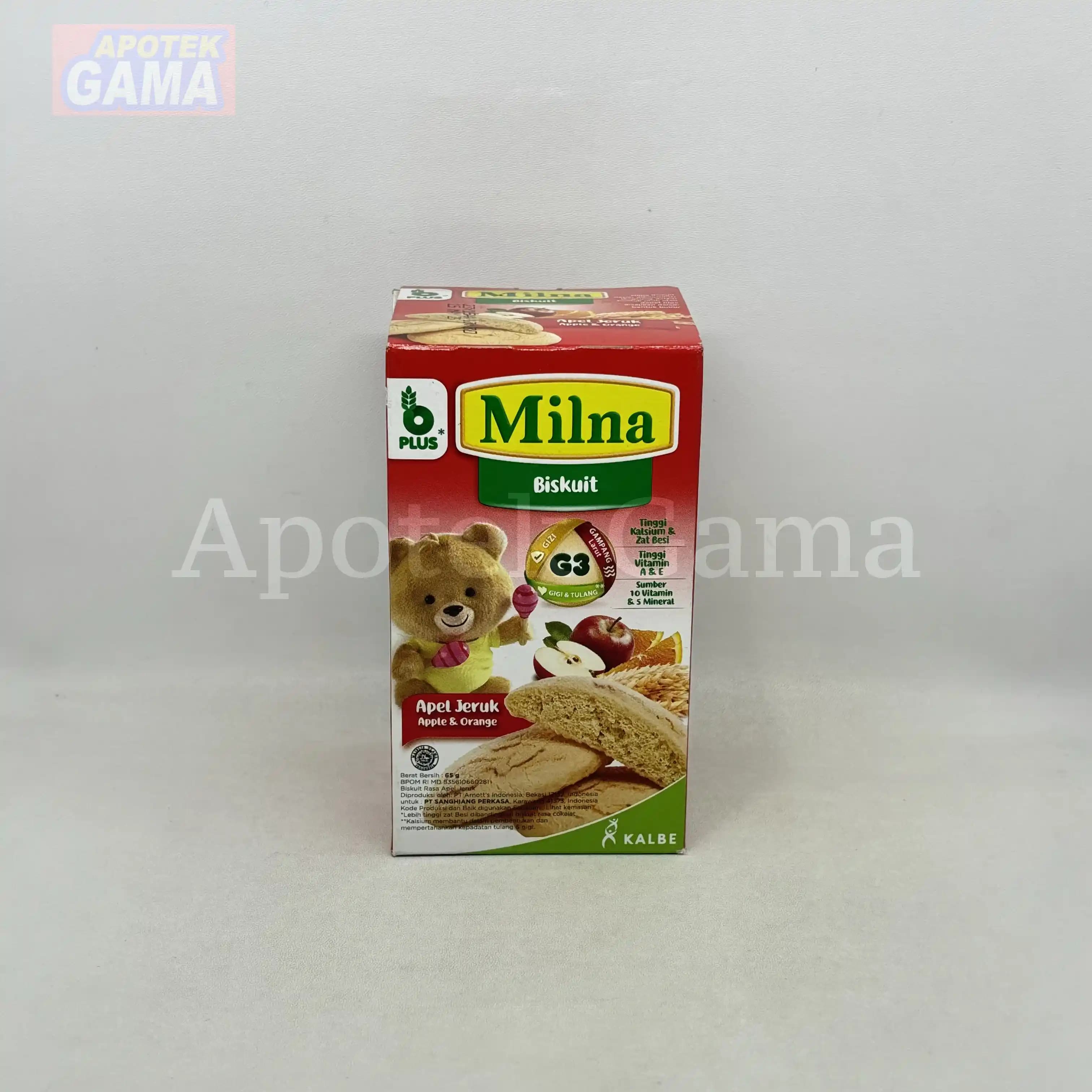 MILNA BISKUIT BAYI 6+ APEL JERUK 65 GR 5