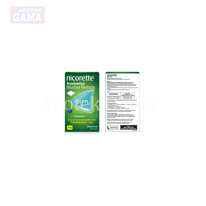 NICORETTE FRESHMINT GUM 4MG