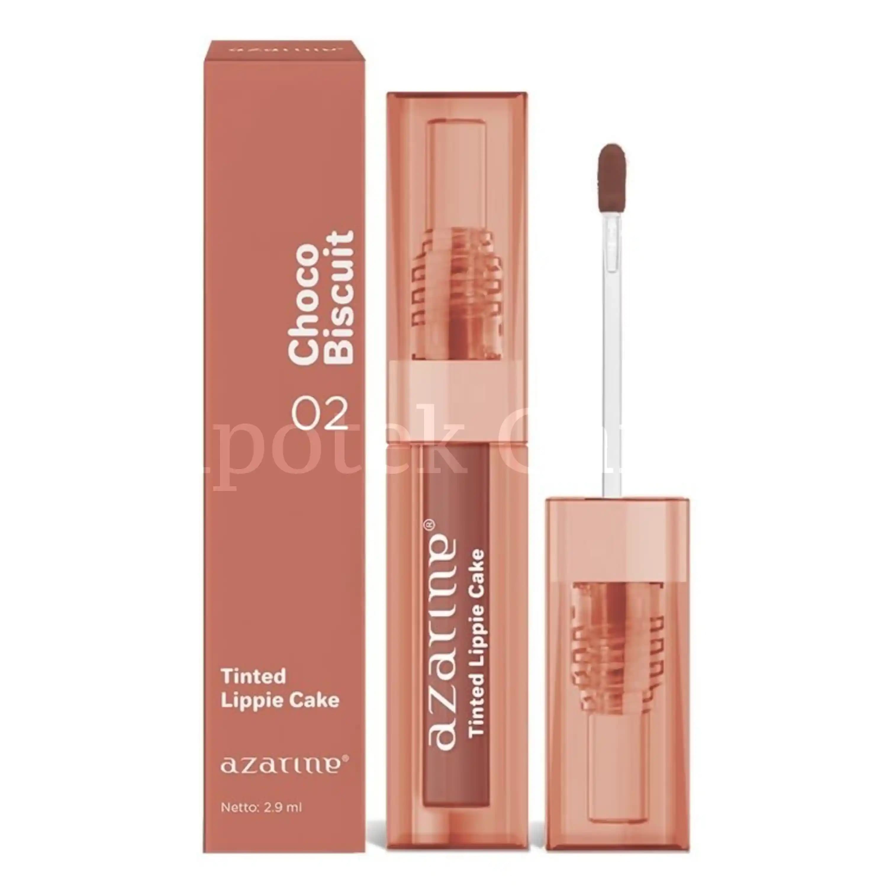 AZARINE TINTED LIPPIE CAKE LIP TINT 02 CHOCO BISCUIT