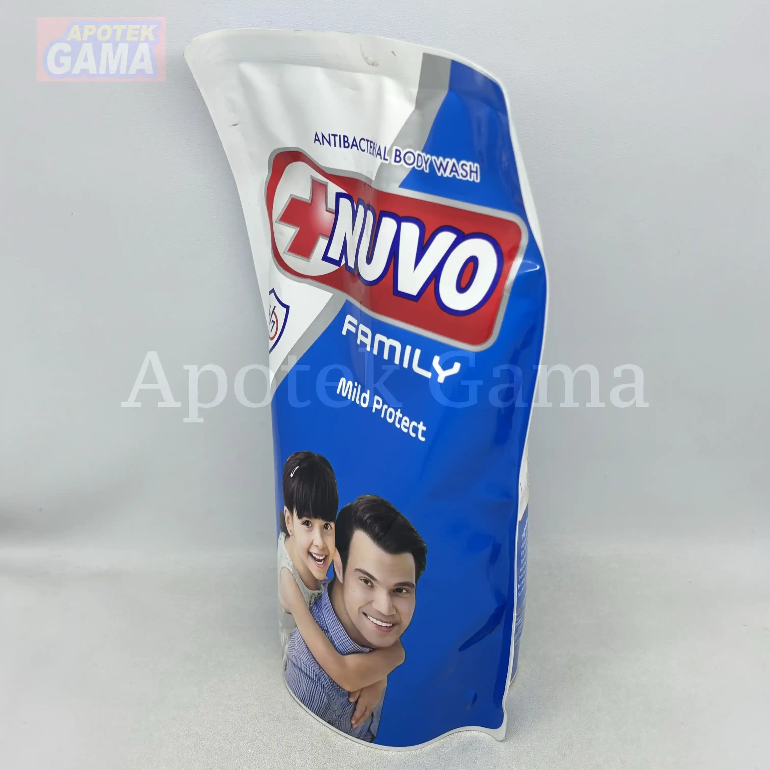 NUVO FAMILY LIQUID SOAP BIRU REFIL 450ML