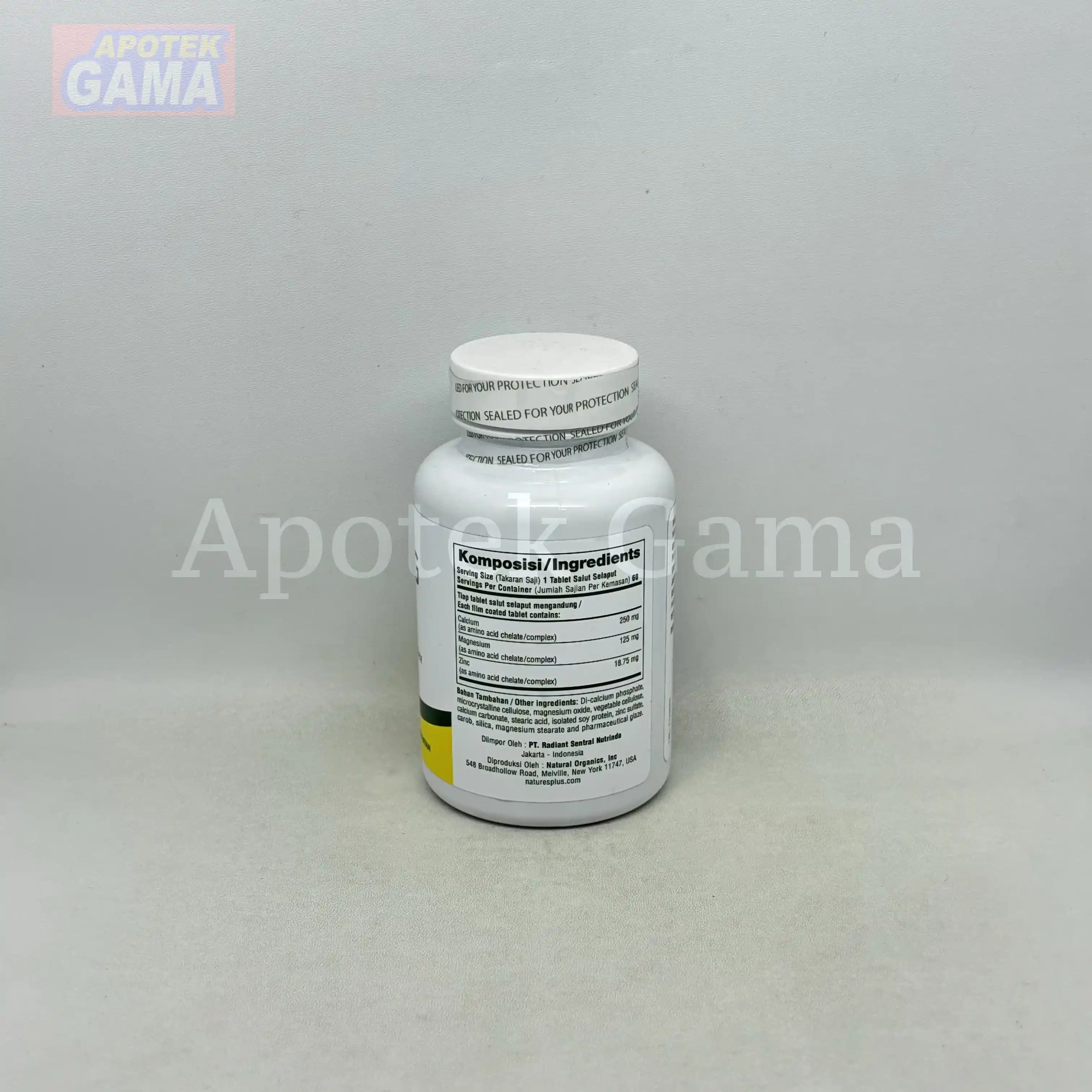 NATURES PLUS CAL/MAG/ZINC 60S 4