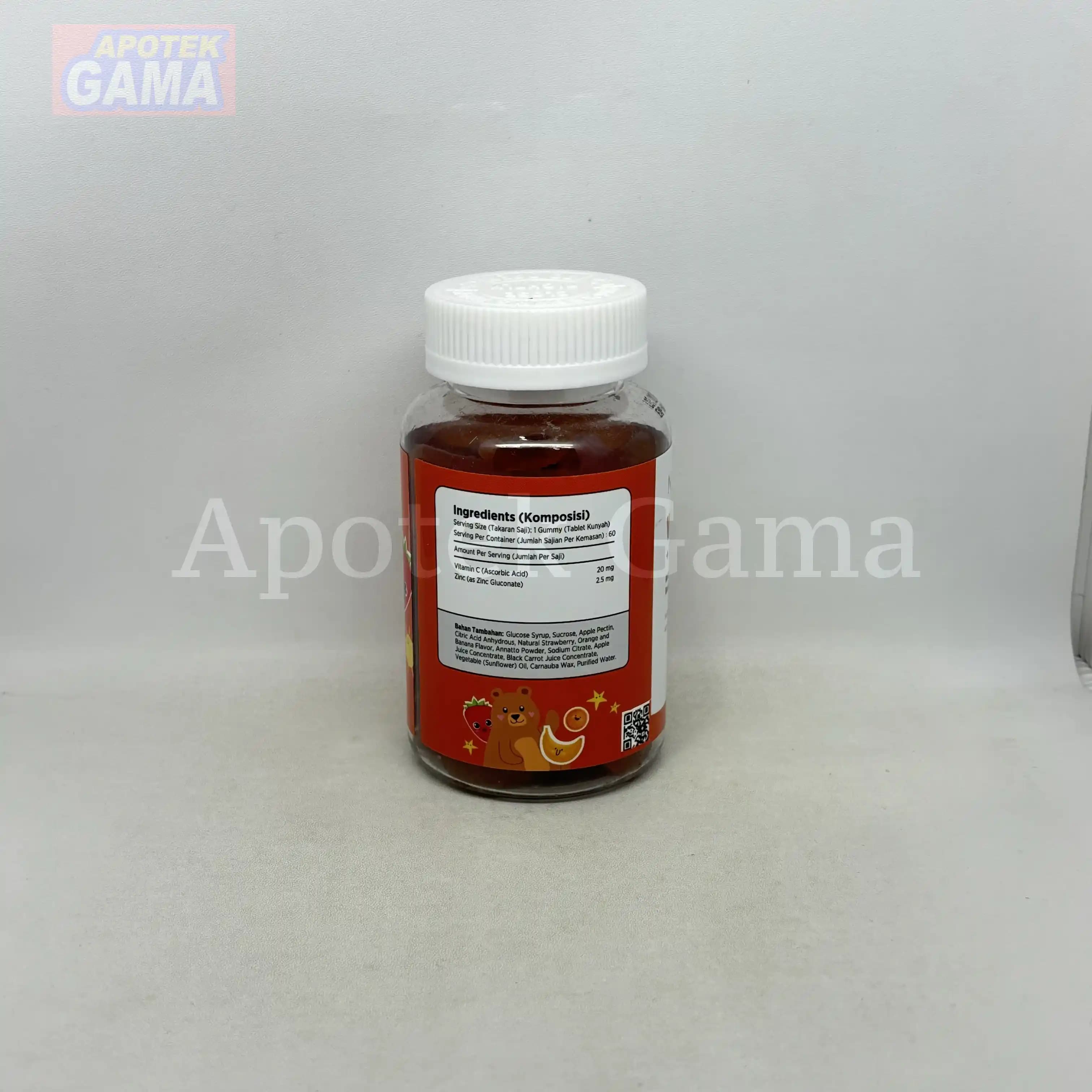 NUTRIWELL VIT C + ZINC JUNIOR 60 GUMMIES 5