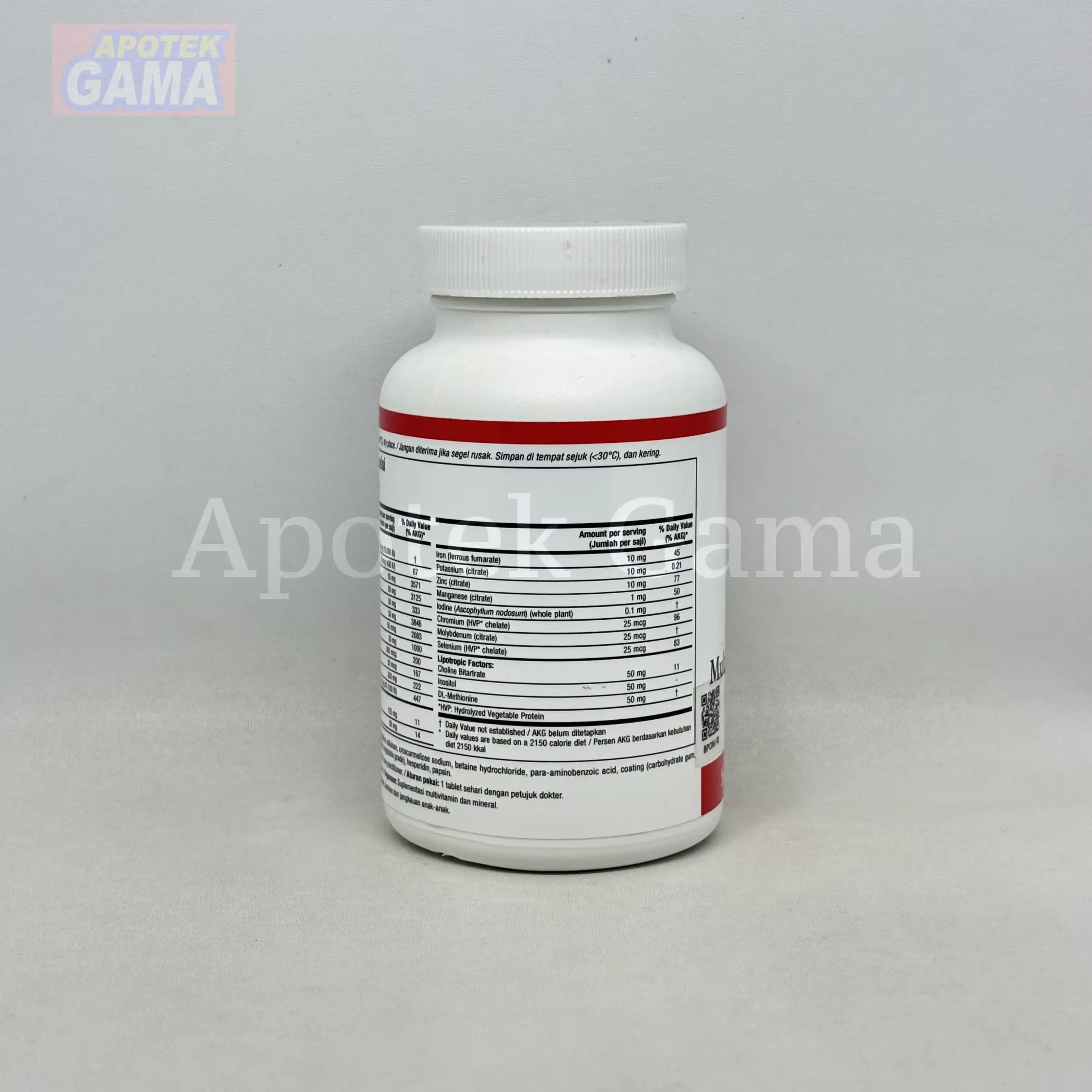 NATURAL FACTORS HP MULTIVITAMIN&MINERAL 60S 4