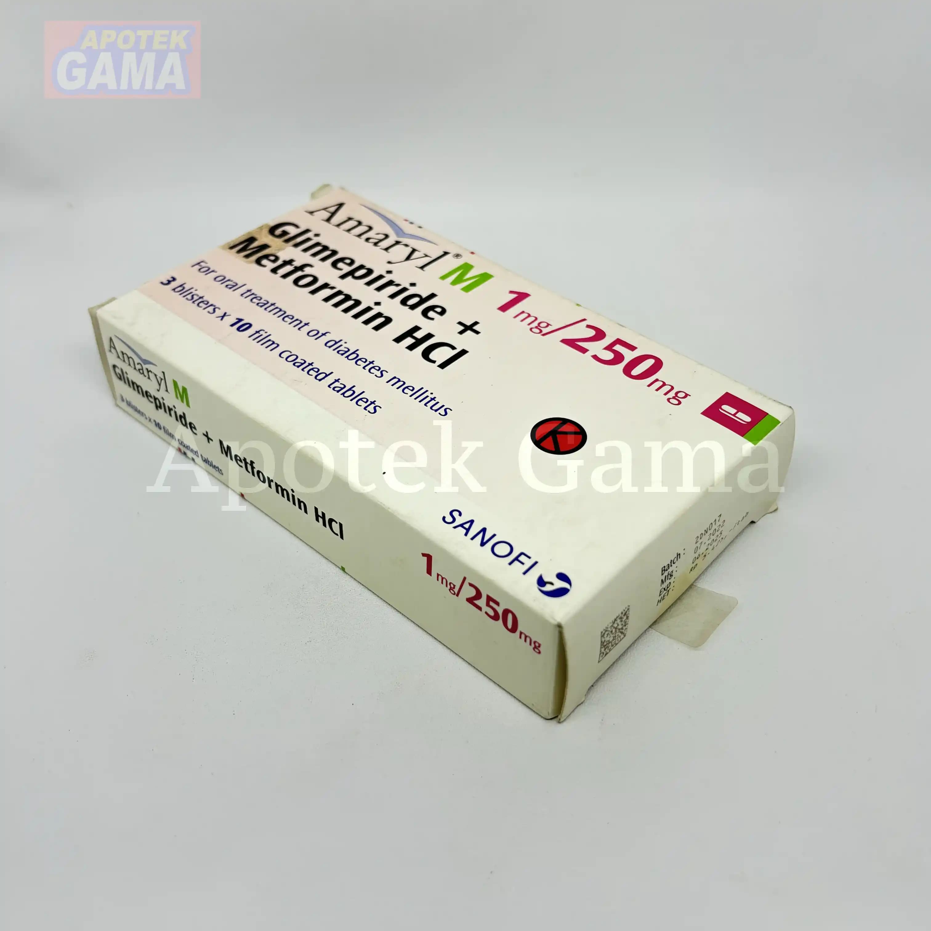AMARYL M 1/250MG 3