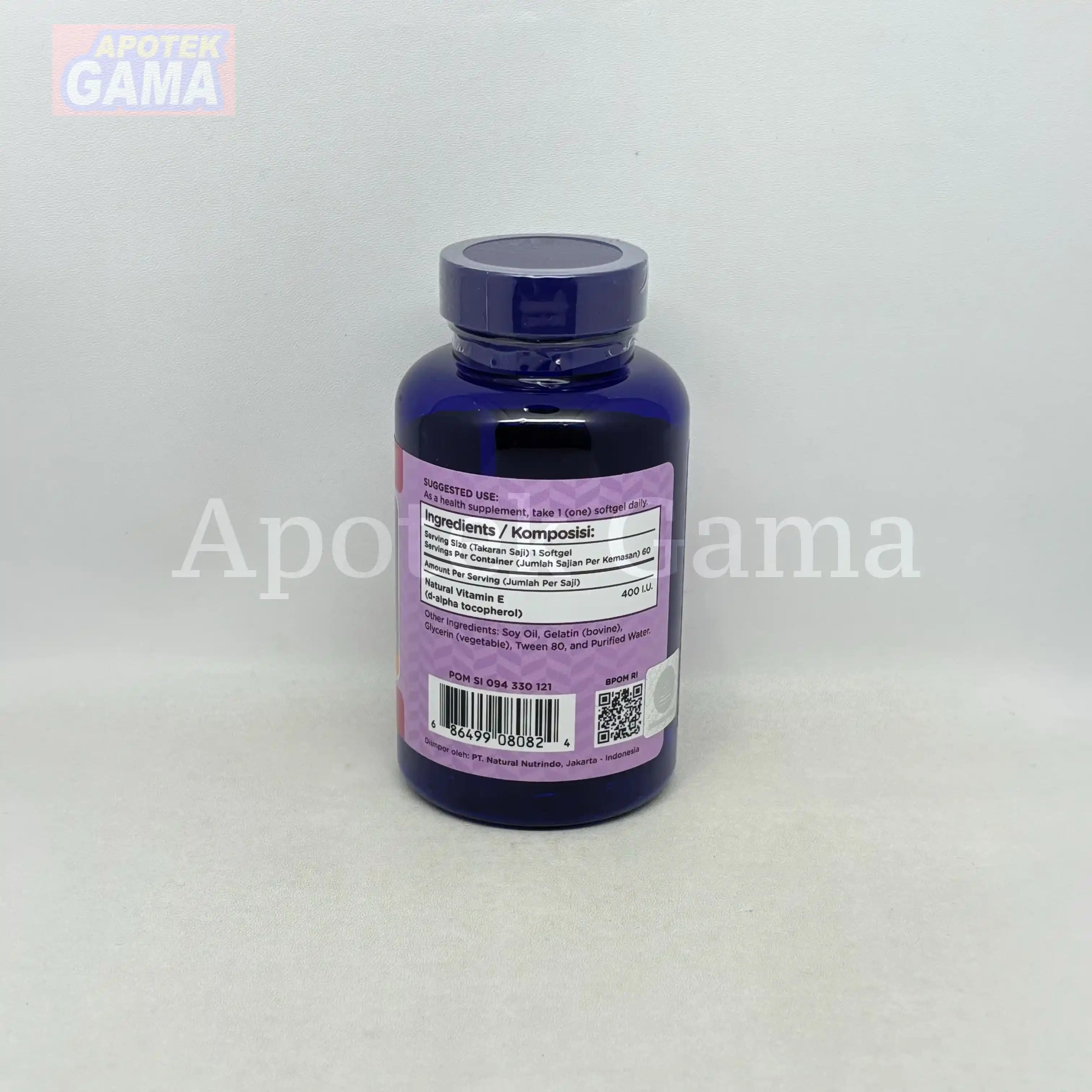 WELLNESS VITAMIN E 400I.U 60 S 4