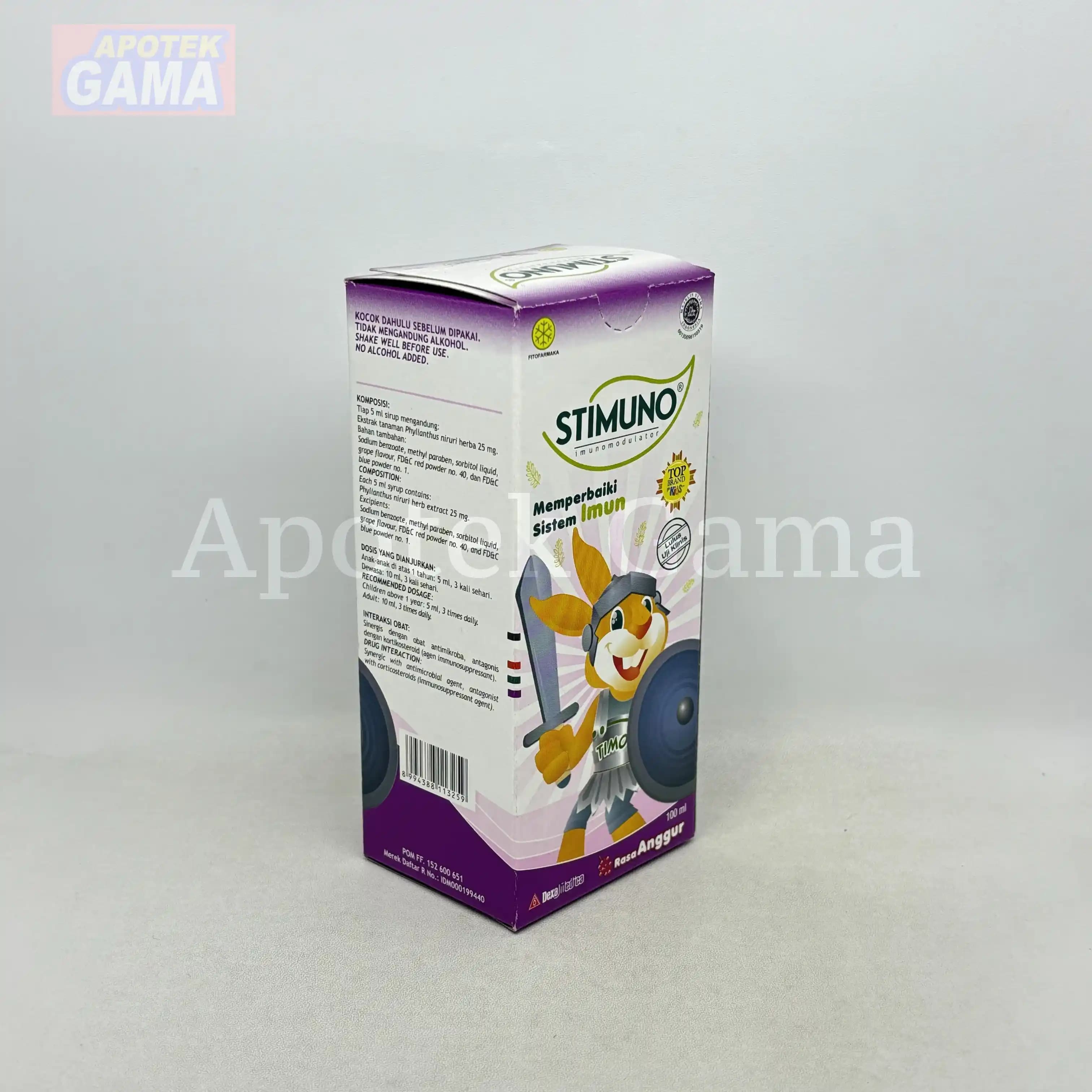 STIMUNO SYR GRAPE 100ML 3