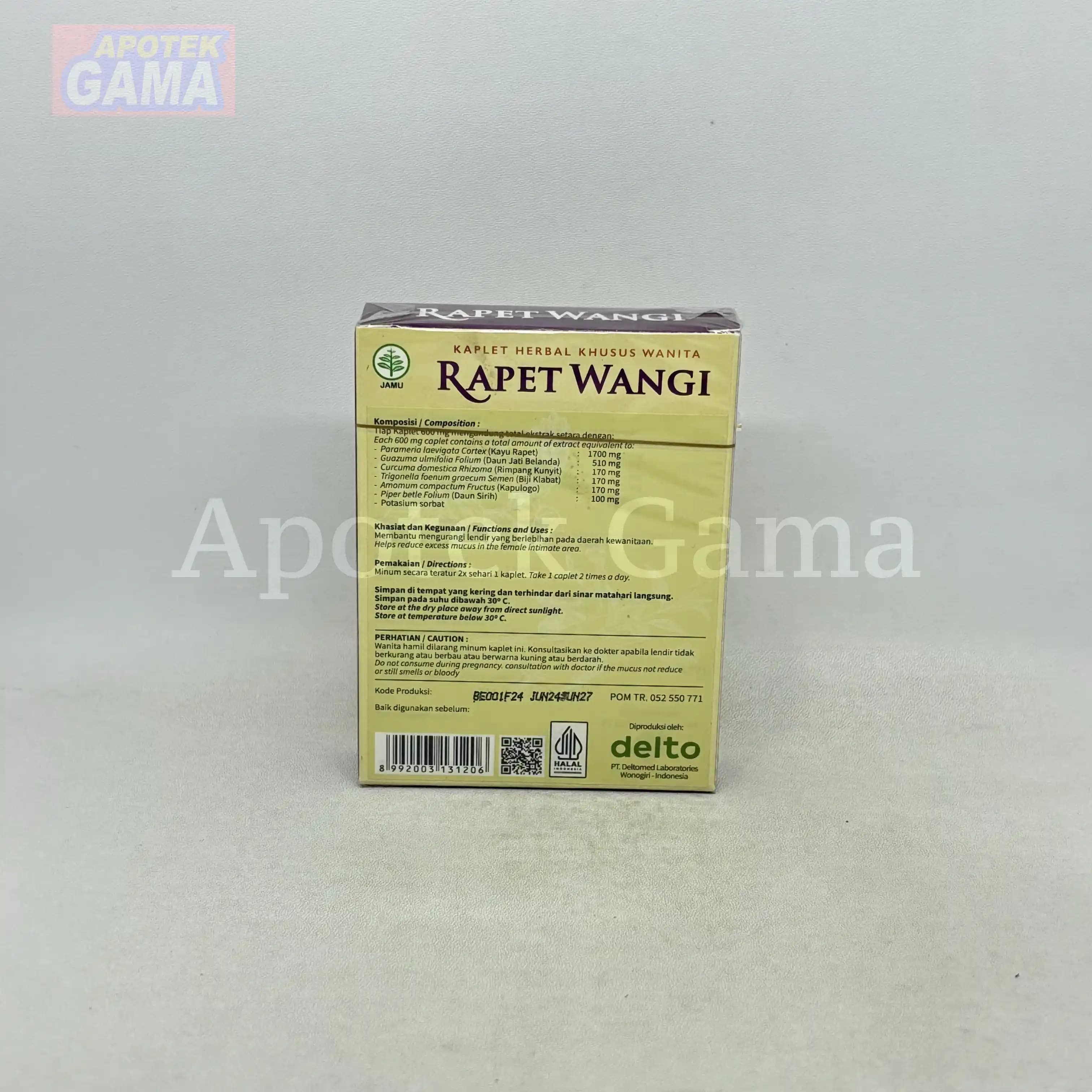 RAPET WANGI PIL 