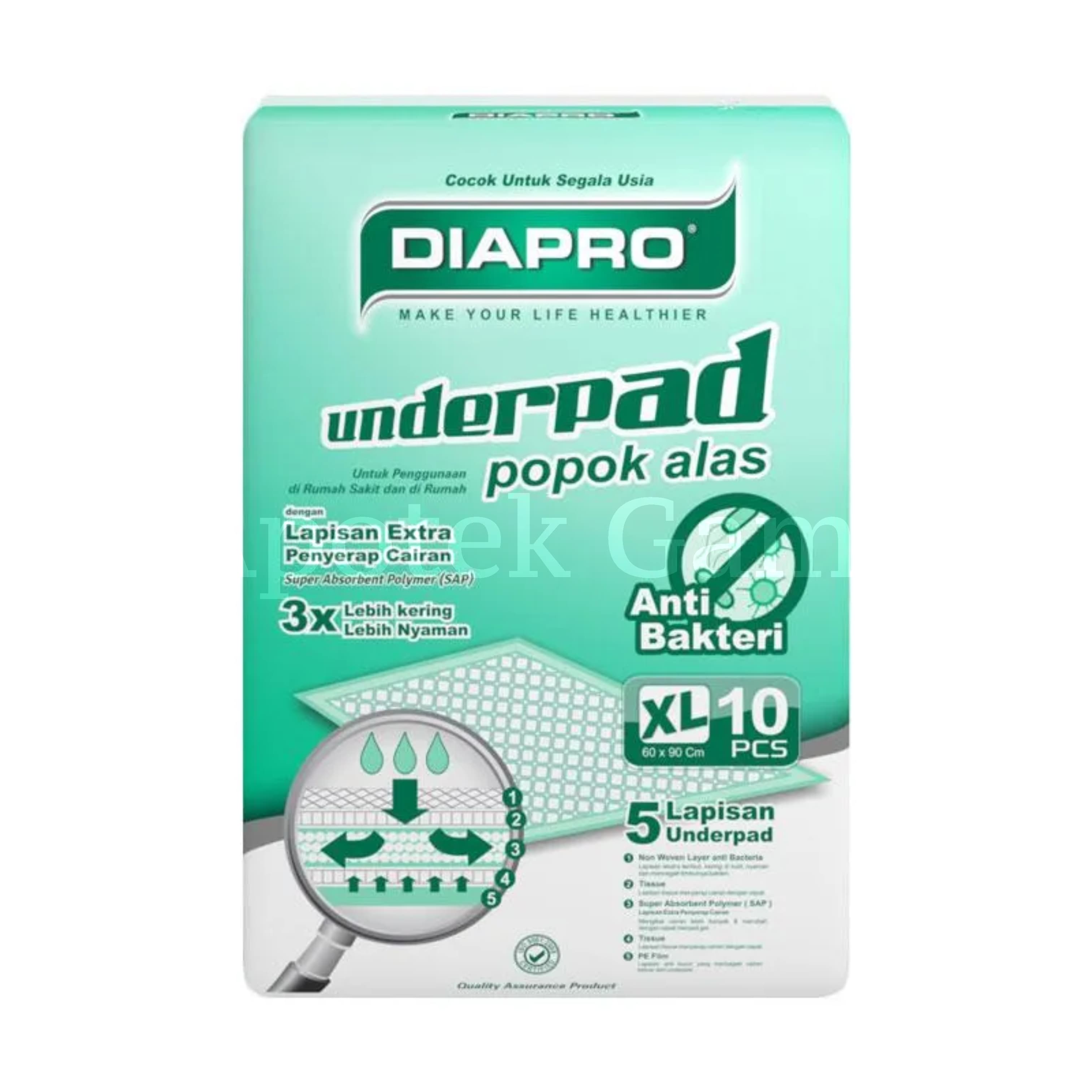 DIAPRO VALUE ADULT UNDERPAD