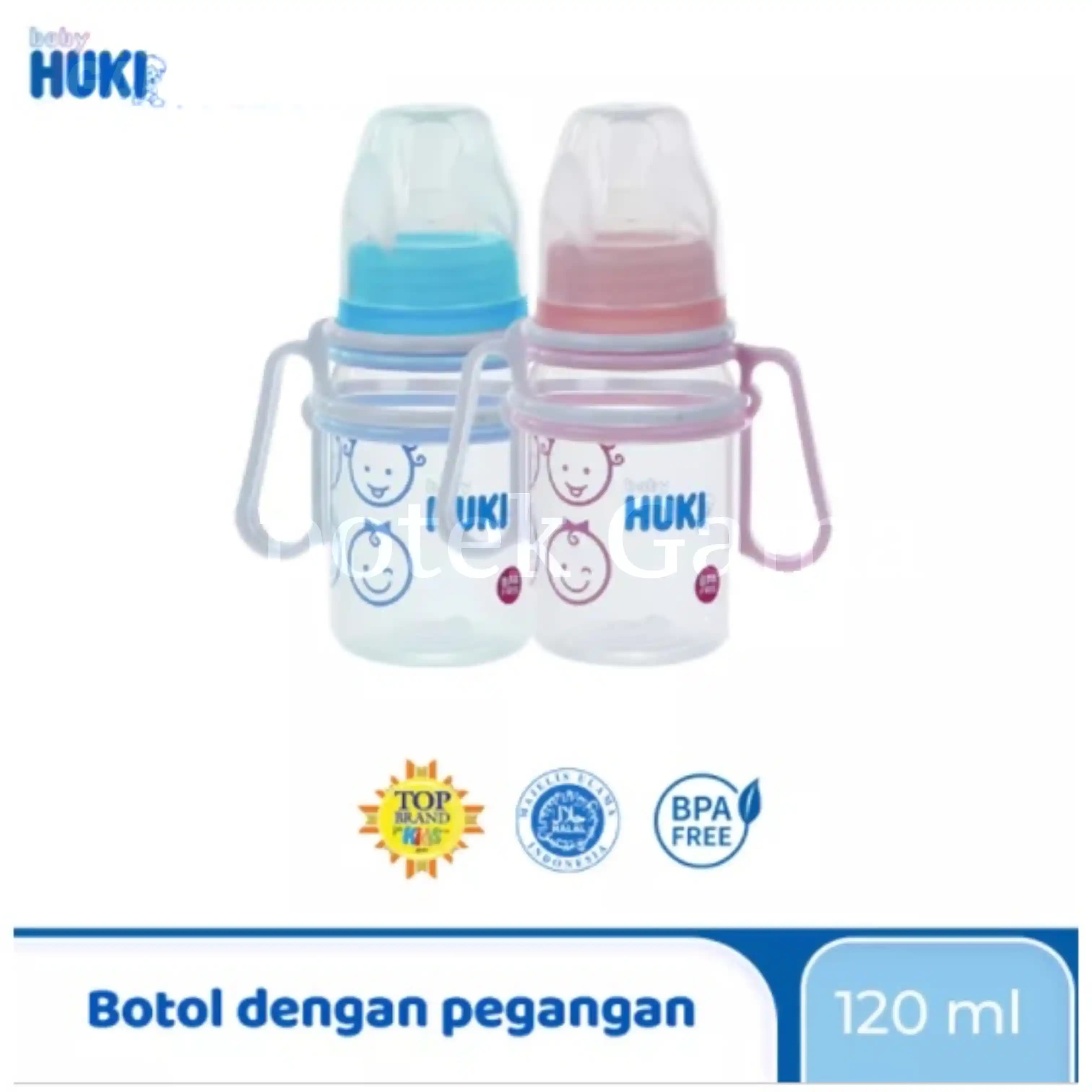 HUKI ROUND PP BOTTLE W/ HANDLE 120ML CI 0335 2
