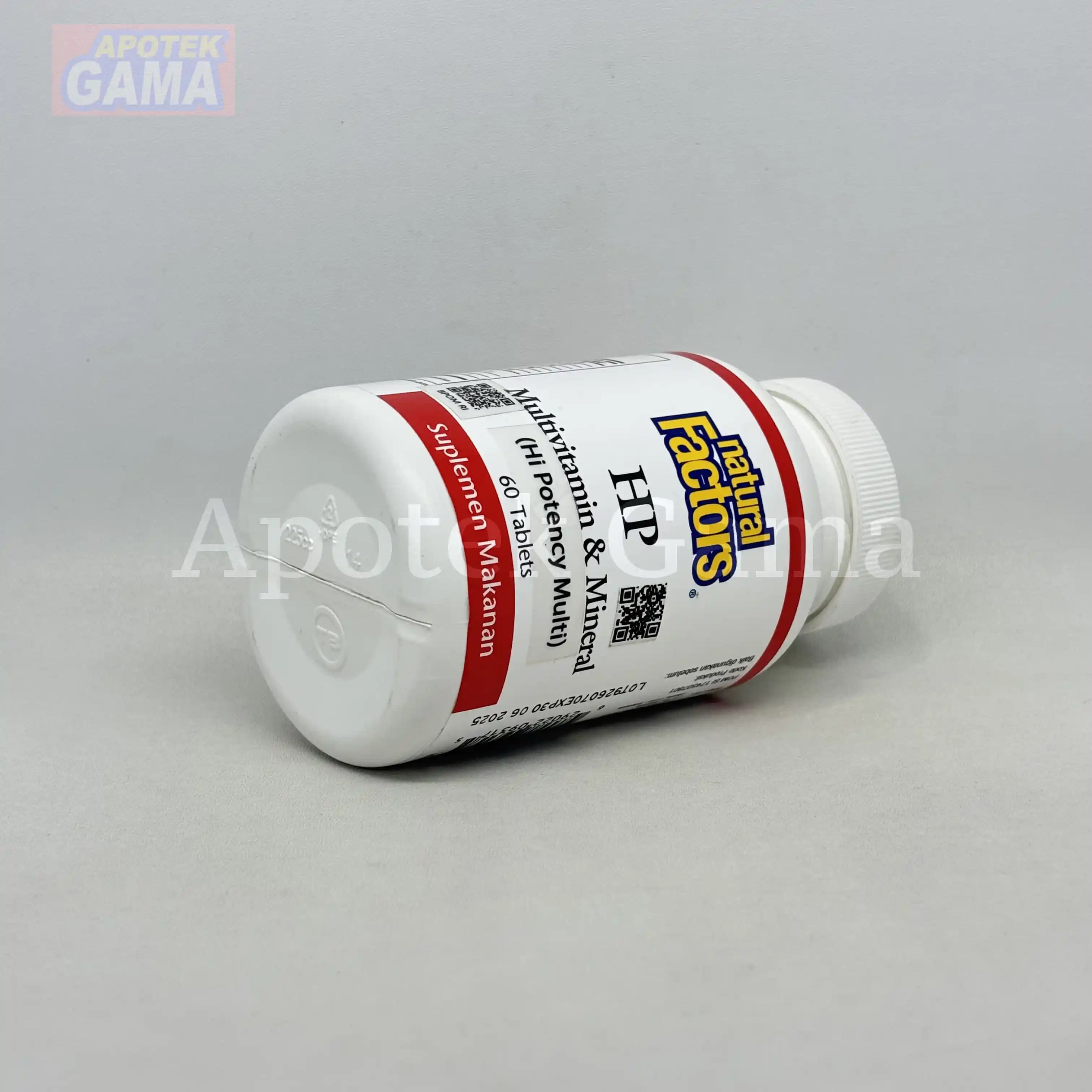 NATURAL FACTORS HP MULTIVITAMIN&MINERAL 60S 2
