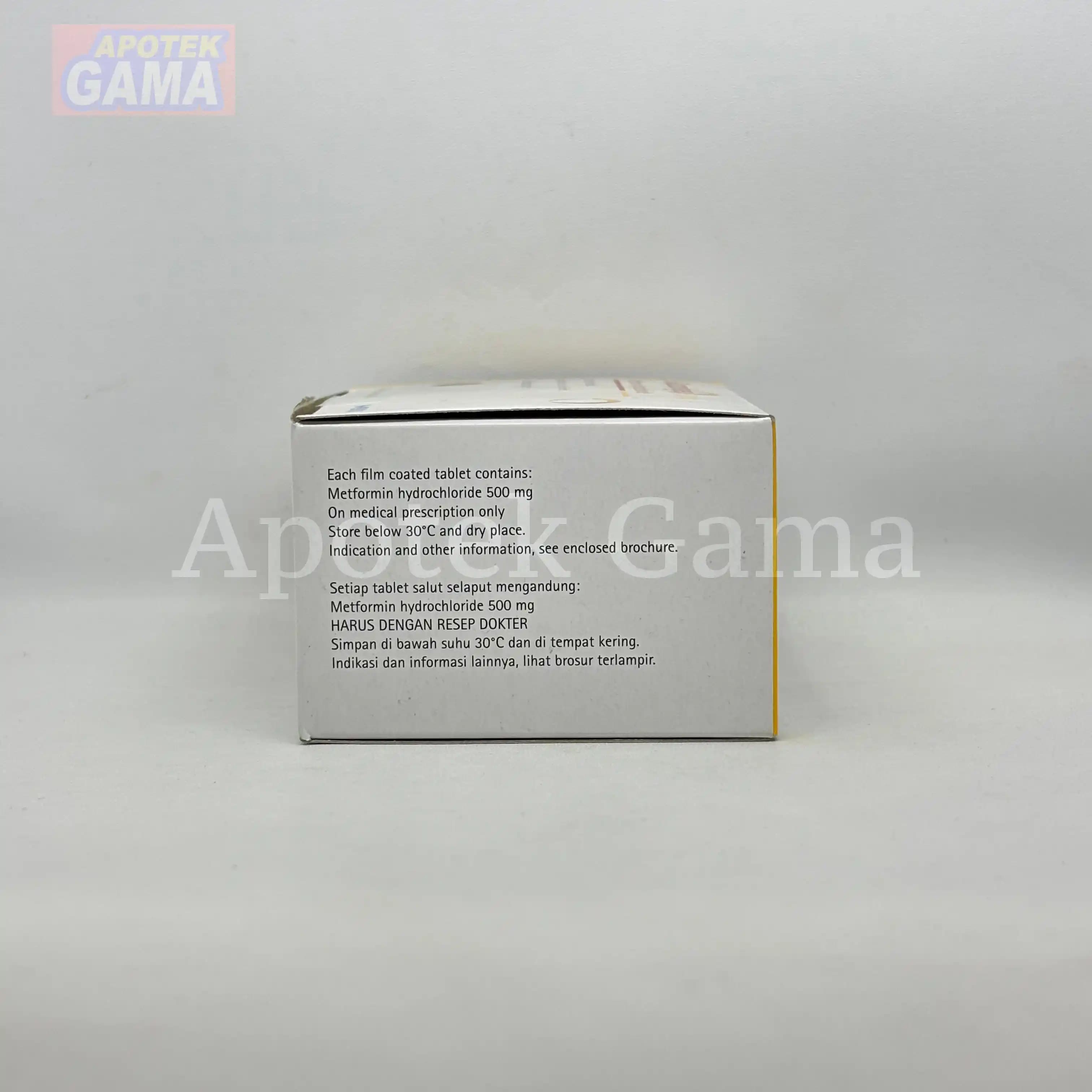 GLUCOPHAGE TAB 500 5