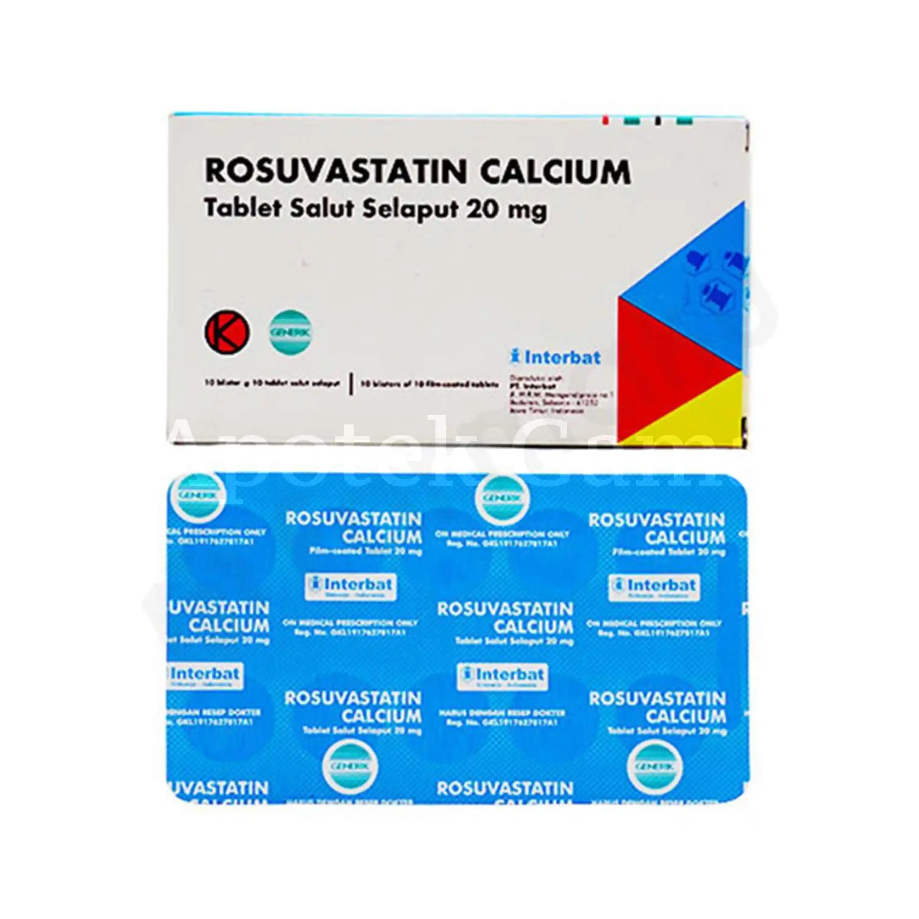 ROSUVASTATIN CALCIUM 20 MG  2