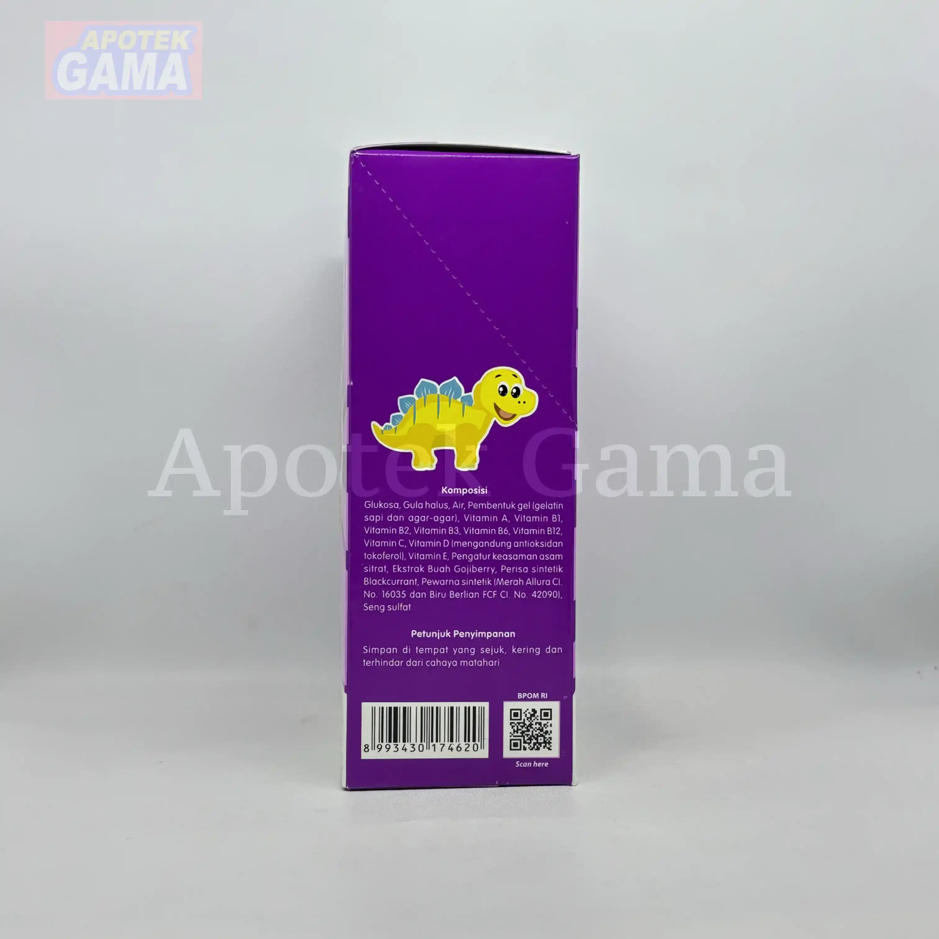 EGOJI CHEWY GUMMY BLACKCURRANT 100G