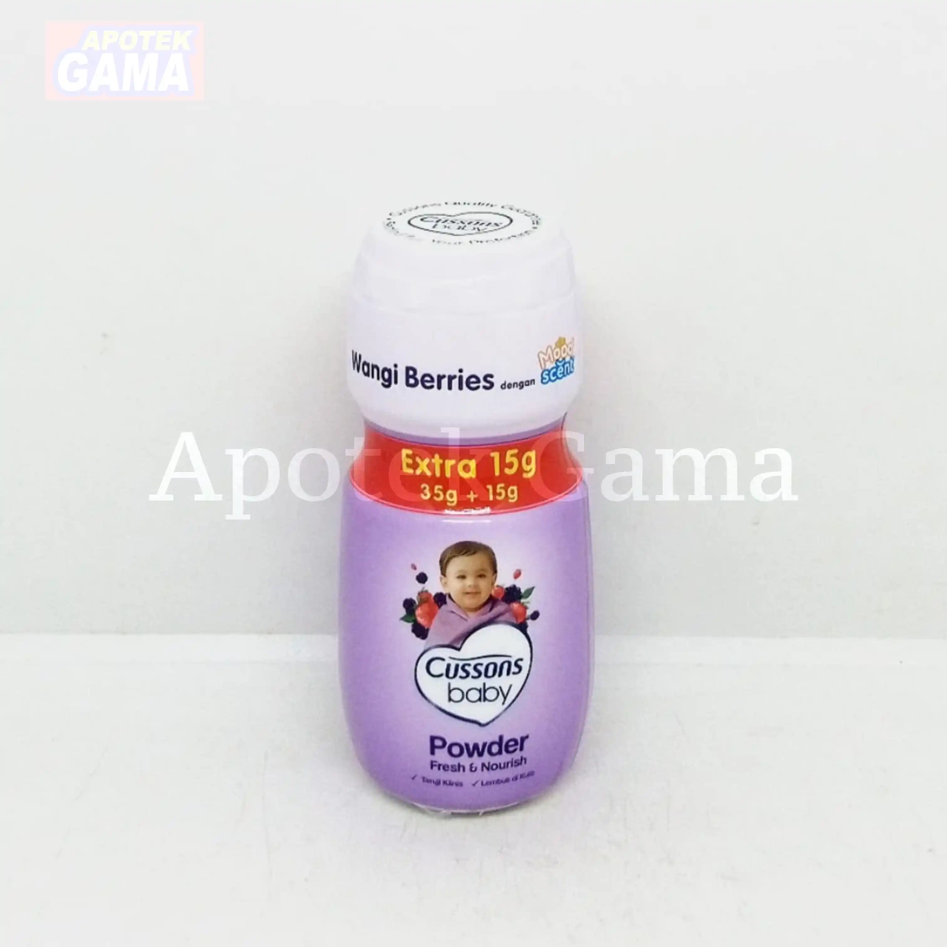 CUSSONS BABY POWDER FRESH & NOURISH 35 GR