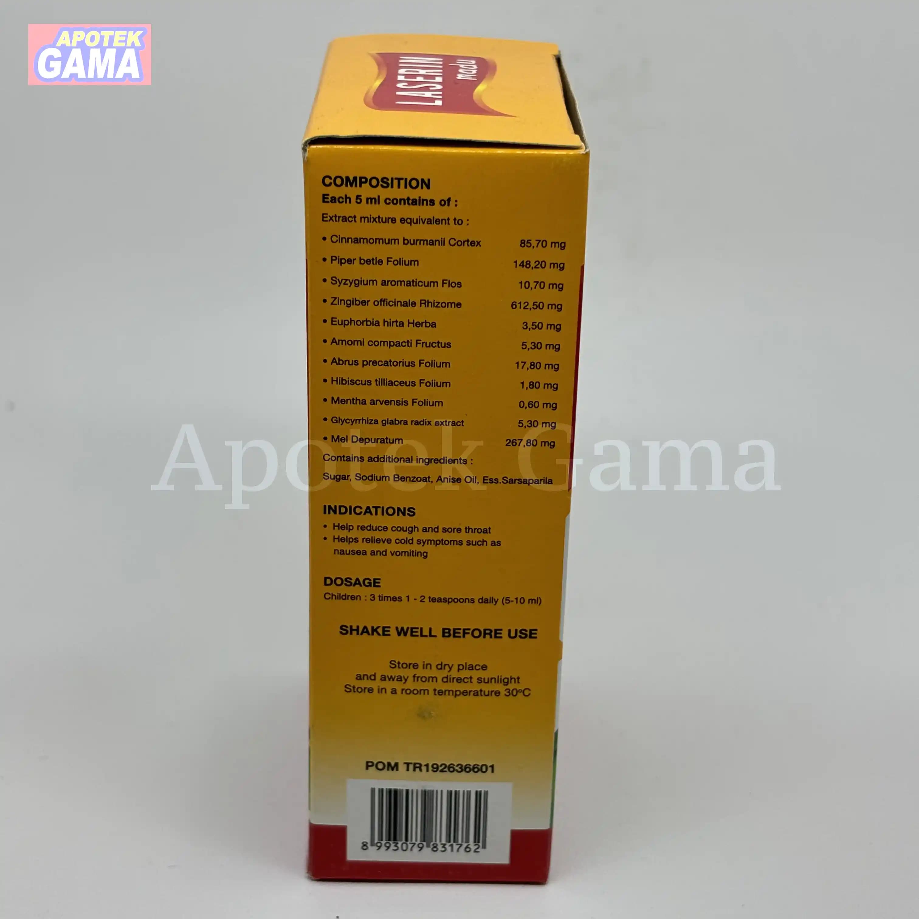 LASERIN SYR MADU 100ML 5