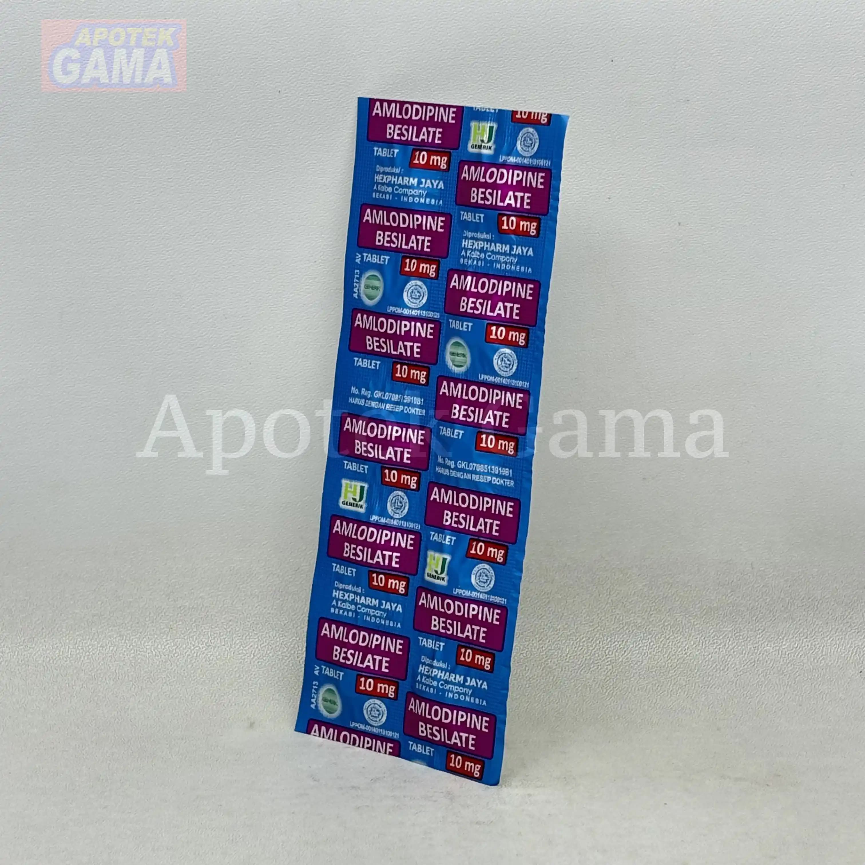 AMLODIPINE TAB 10 MG BRAND HJ 3