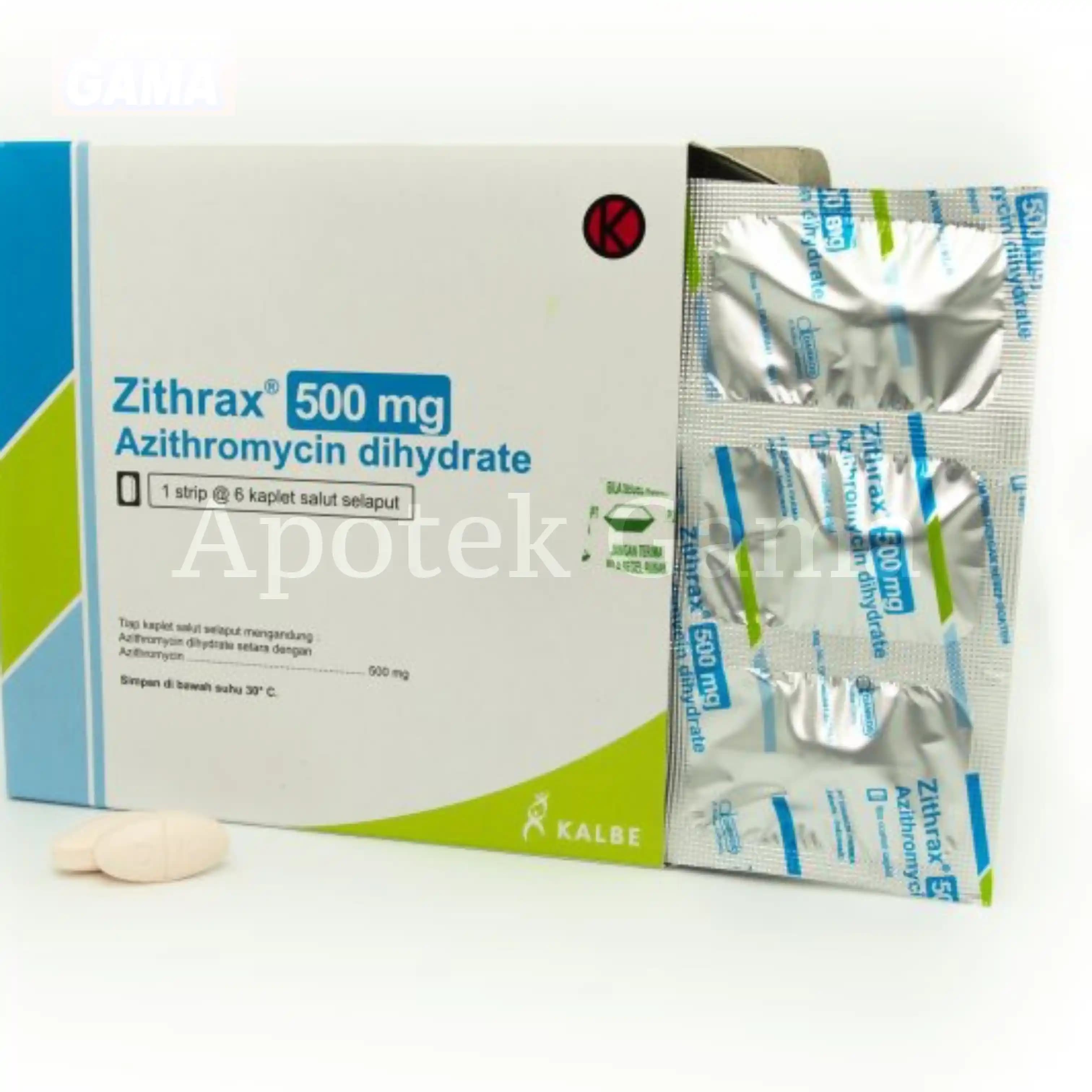 ZITHRAX 500 MG/6 2