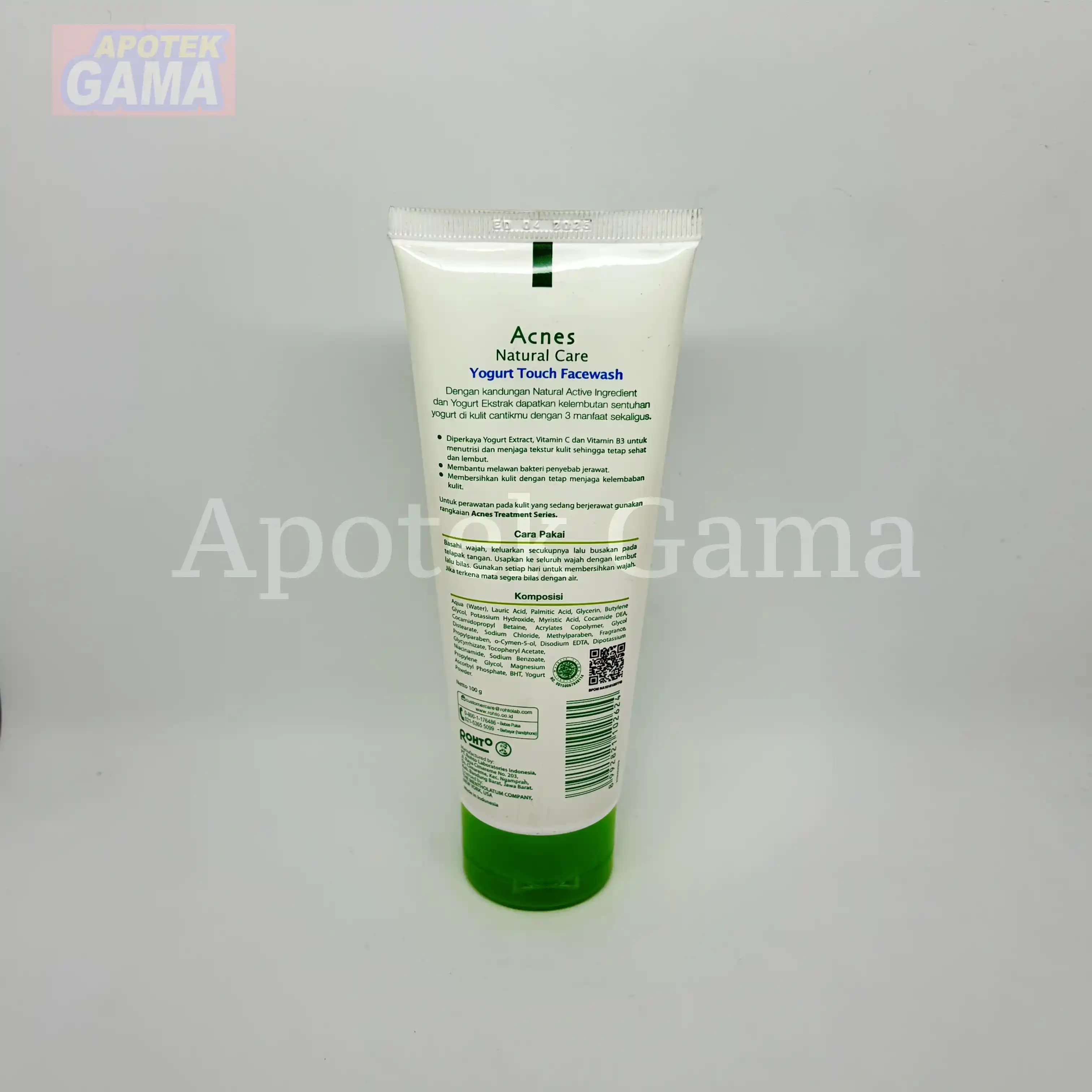 ACNES YOGHURT TOUCH FACE WASH 100GR 6