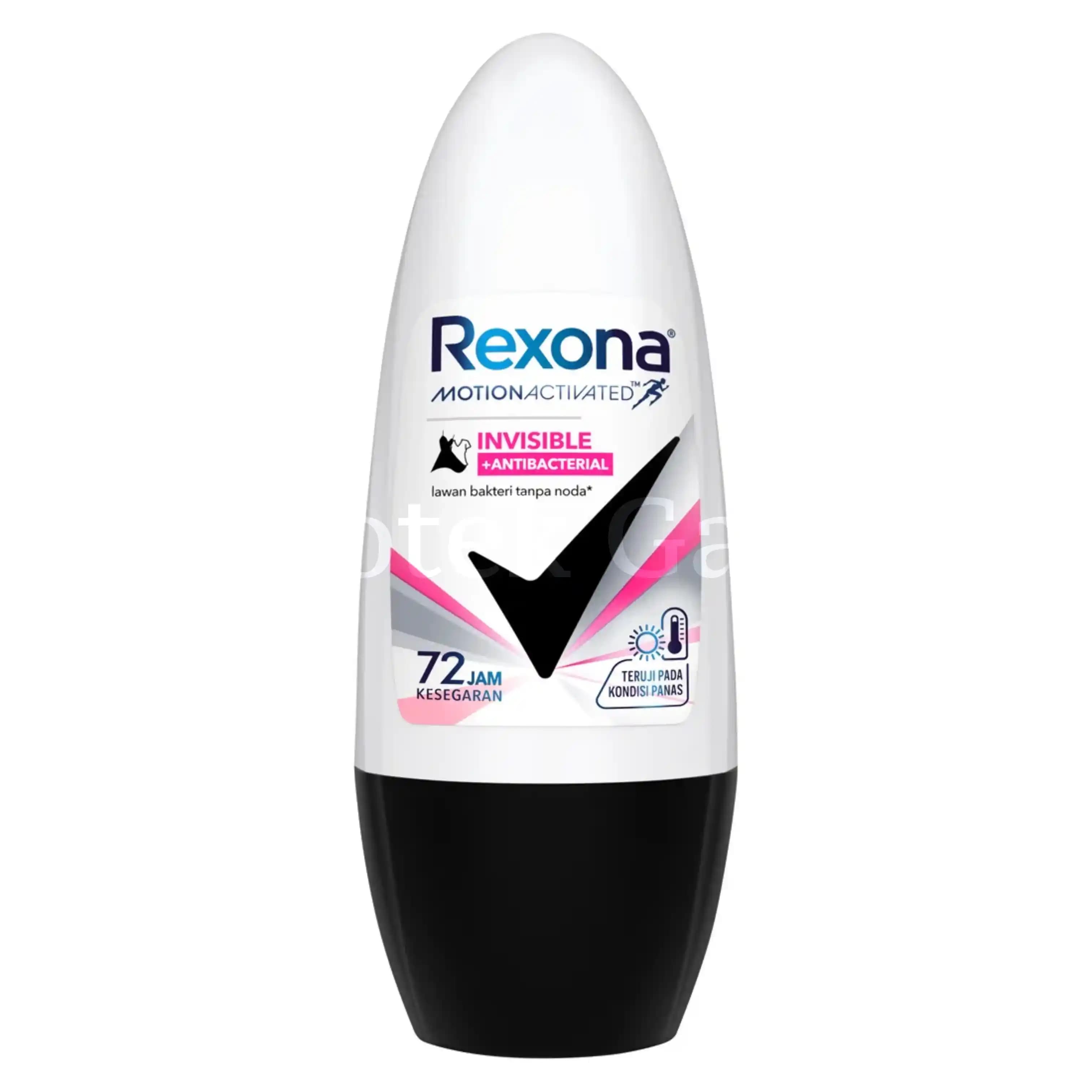REXONA WOMEN ROLL ON INVISIBLE ANTIBACTERIAL 45 ML