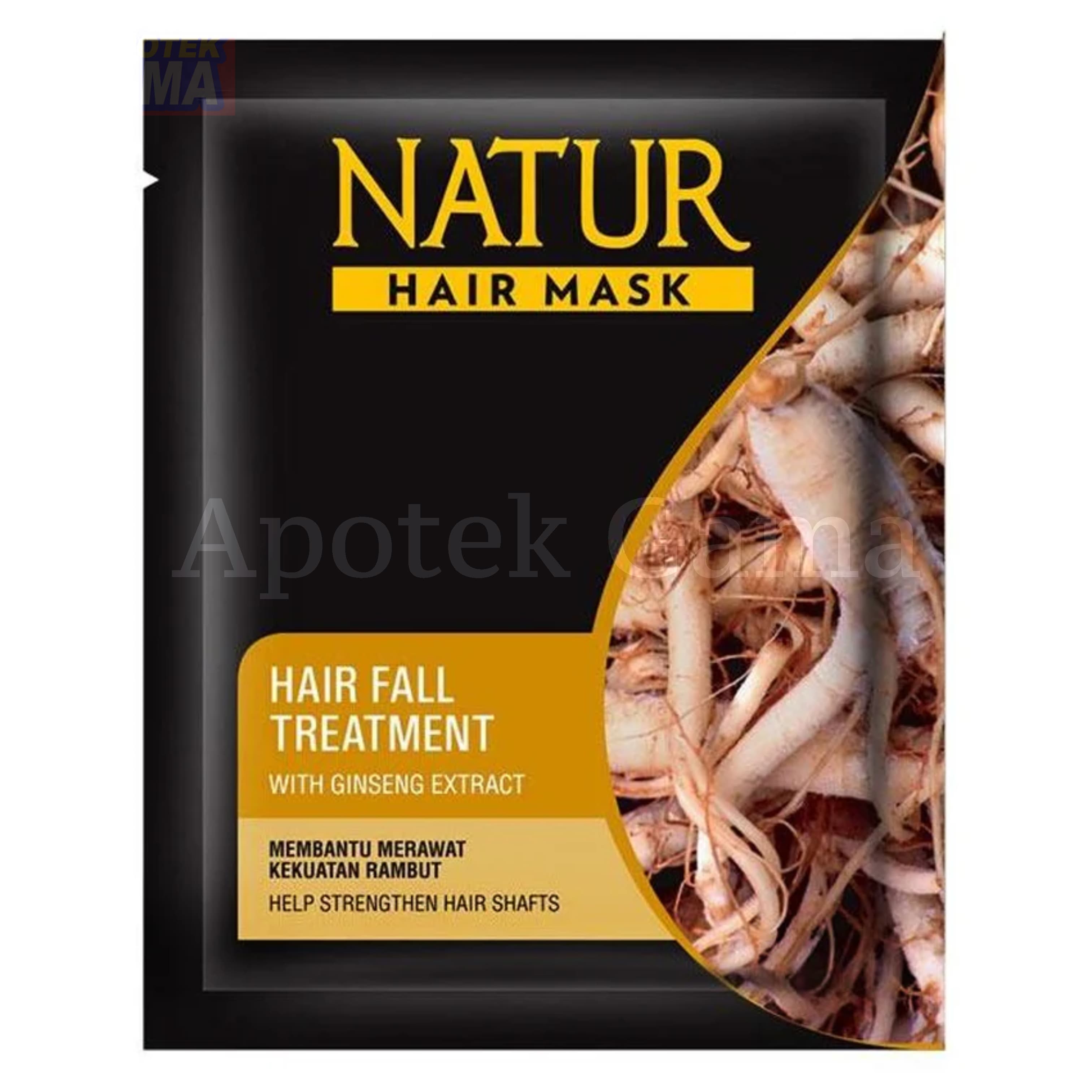 NATUR HAIR MASK GINGSENG 15 GR