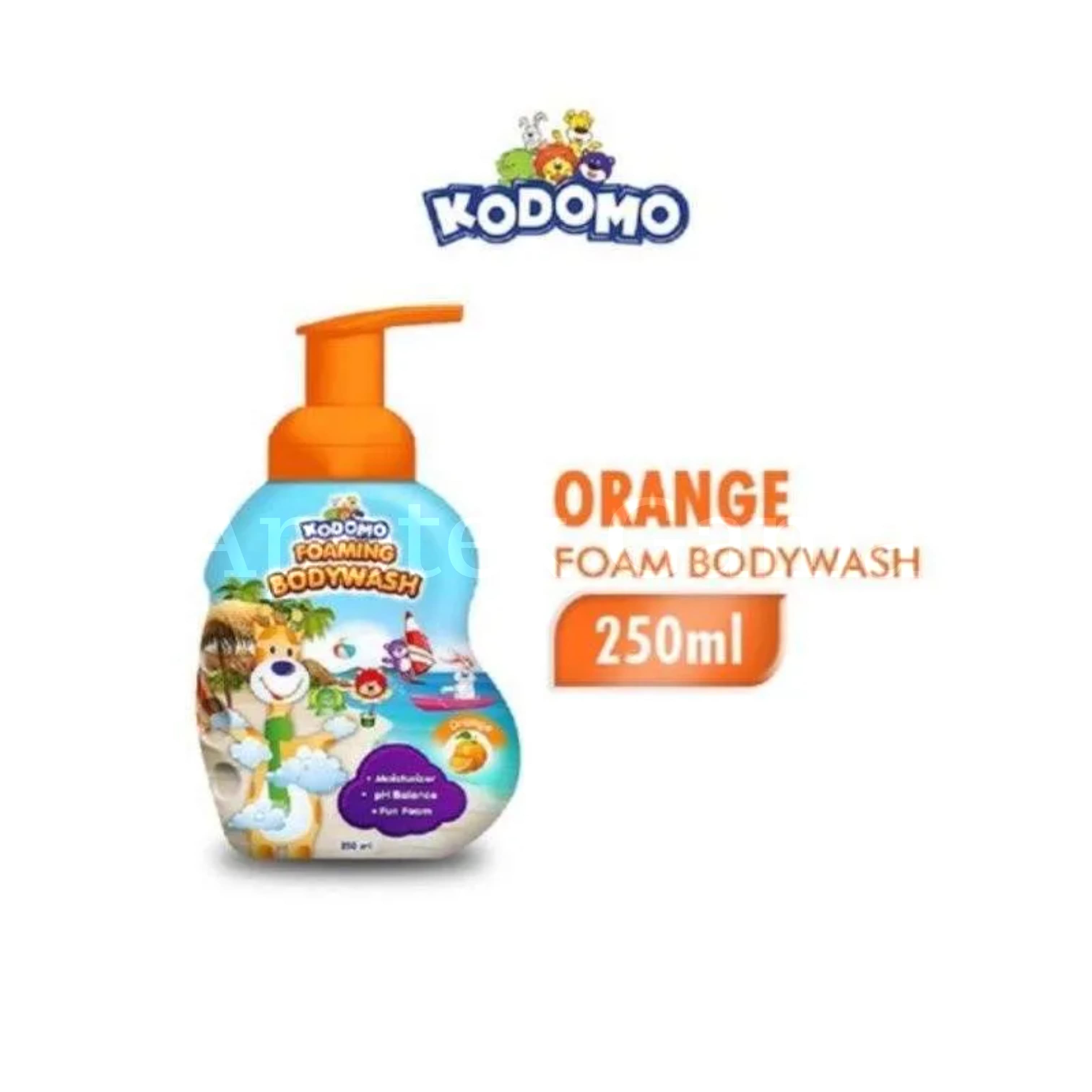 KODOMO FOAMING BODY WASH ORANGE 250ML