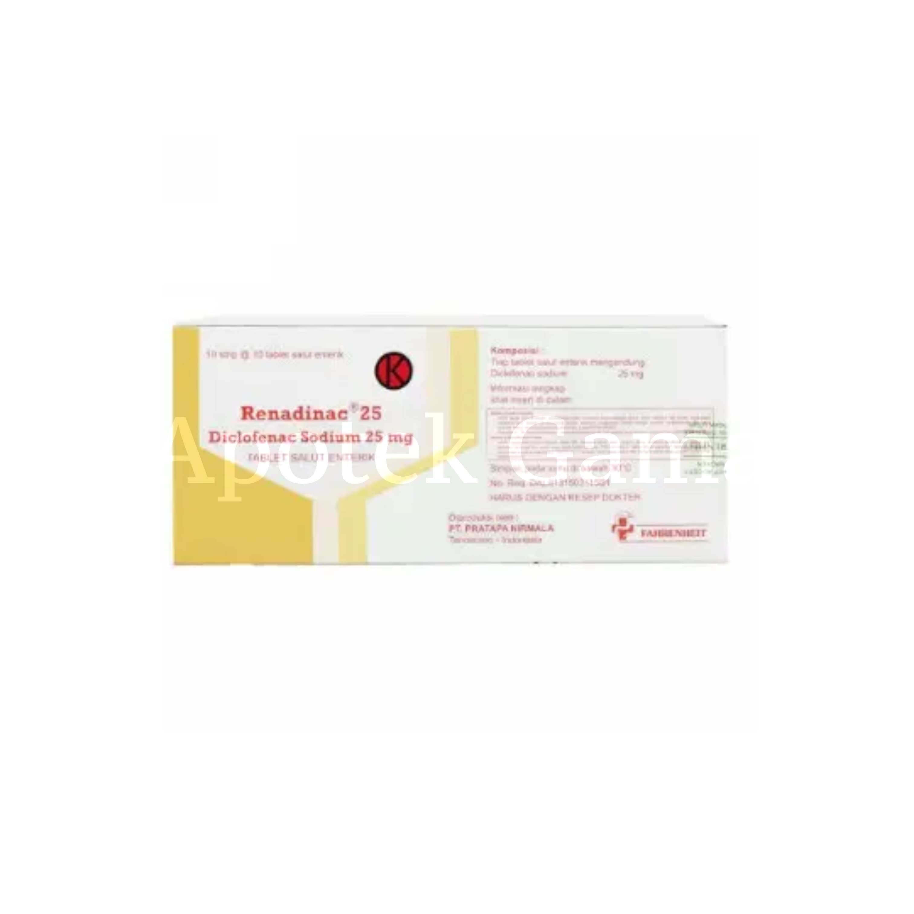 RENADINAC TAB 25