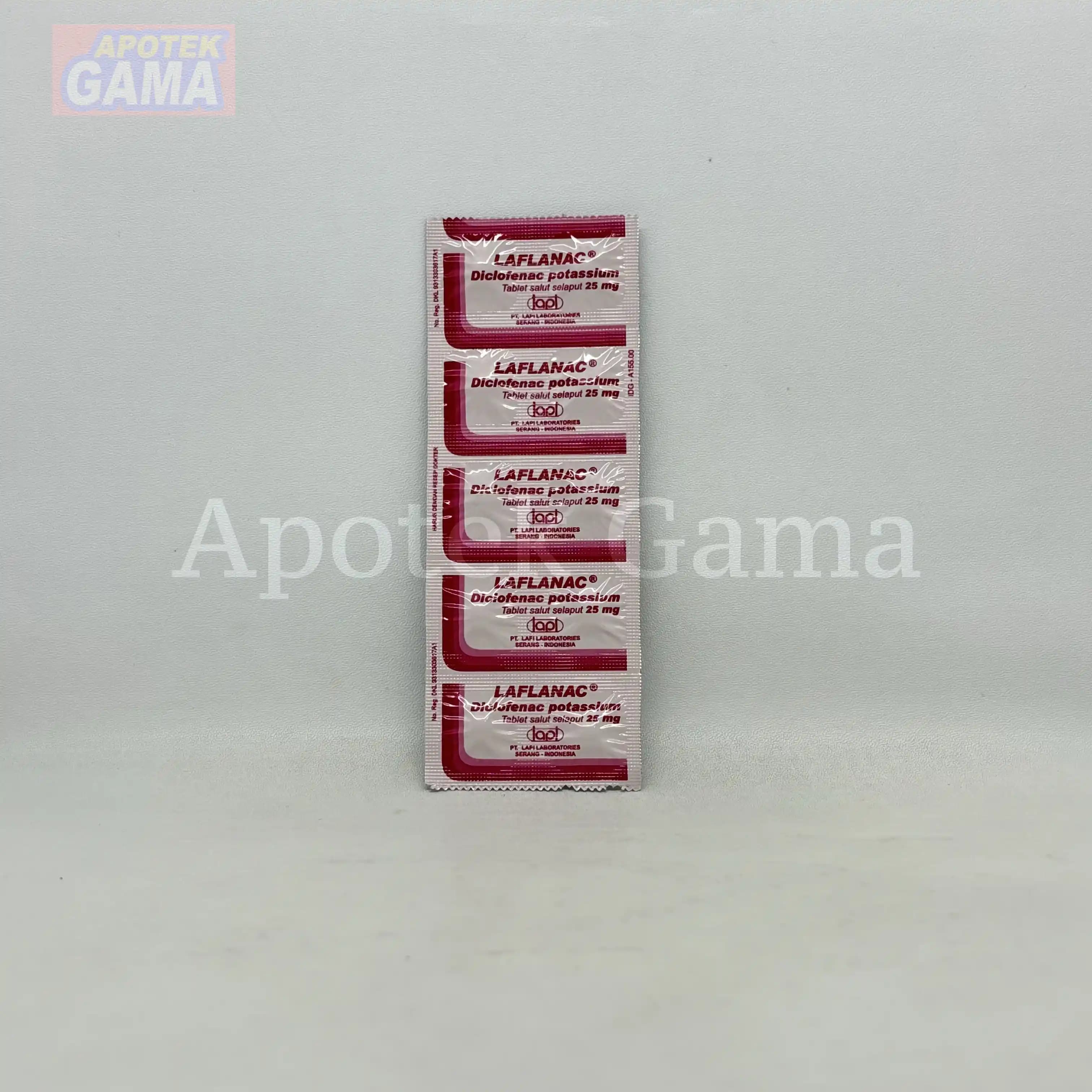 LAFLANAC 25 MG TAB 5