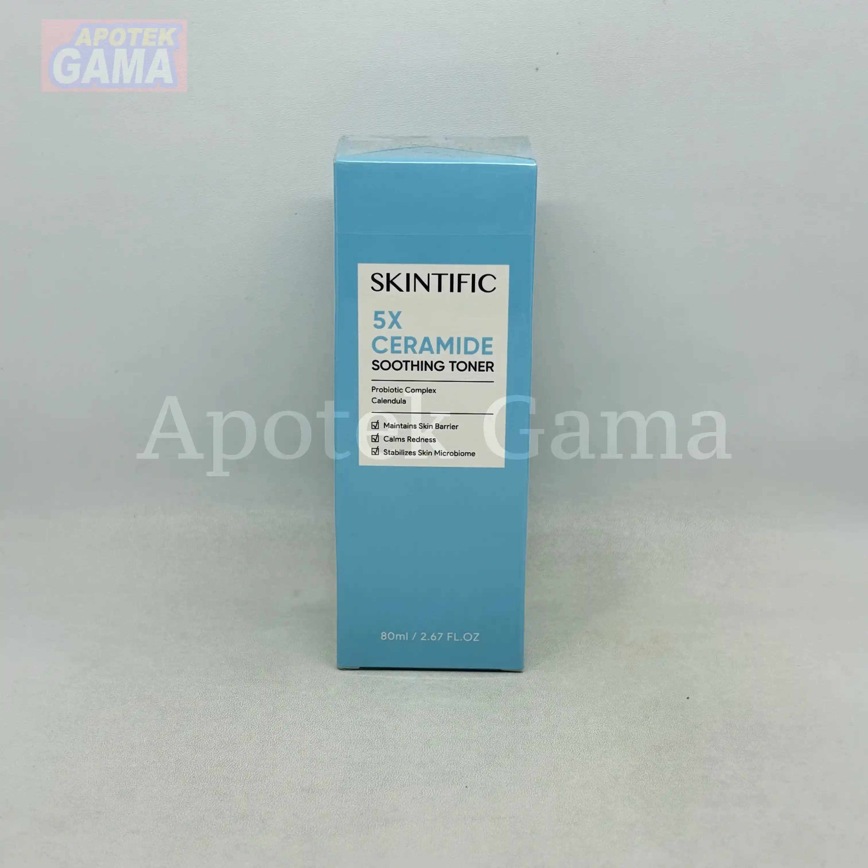 SKINTIFIC 5X CERAMIDE BARRIER SOOTHING TONER 80ML 4