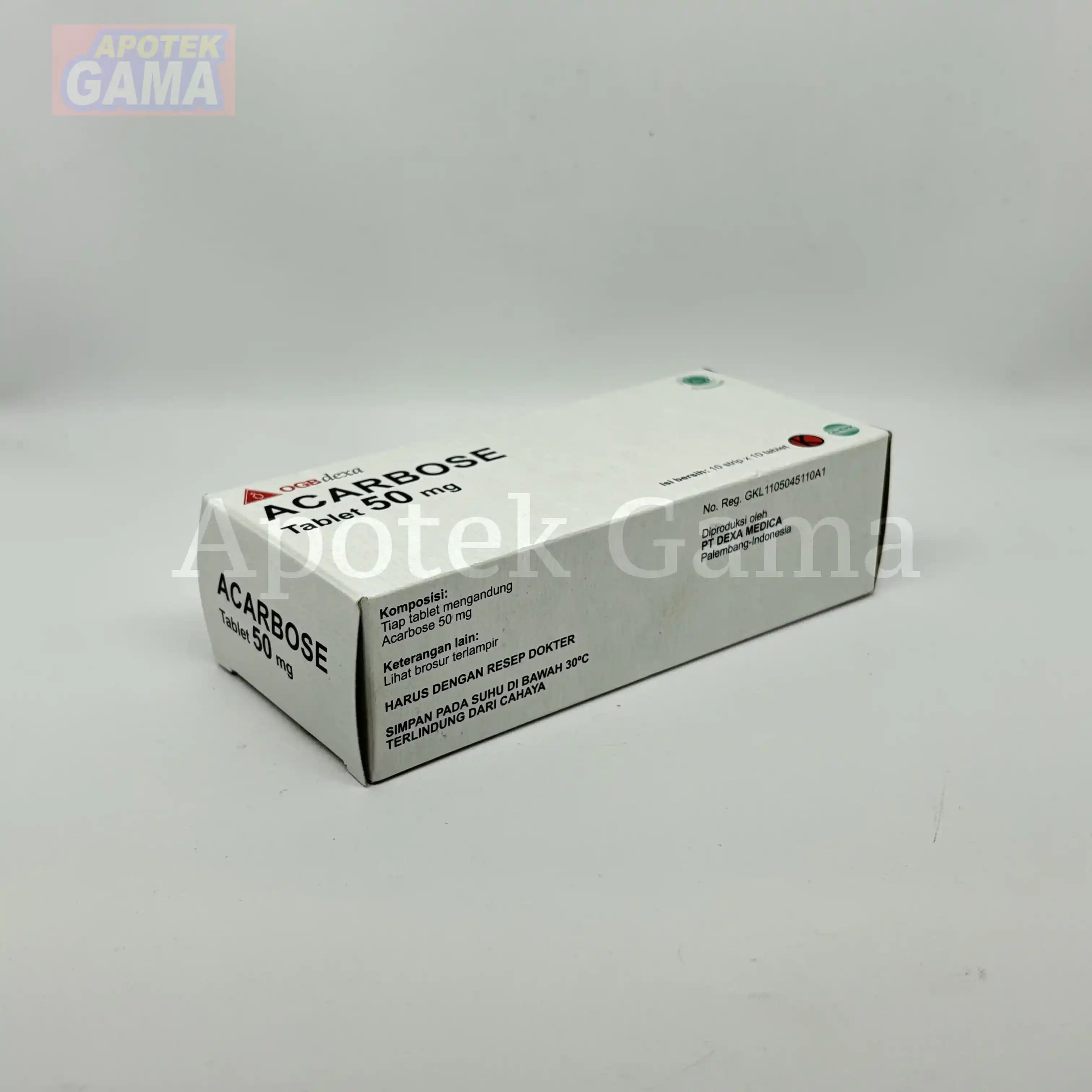 ACARBOSE 50 MG TABLET
