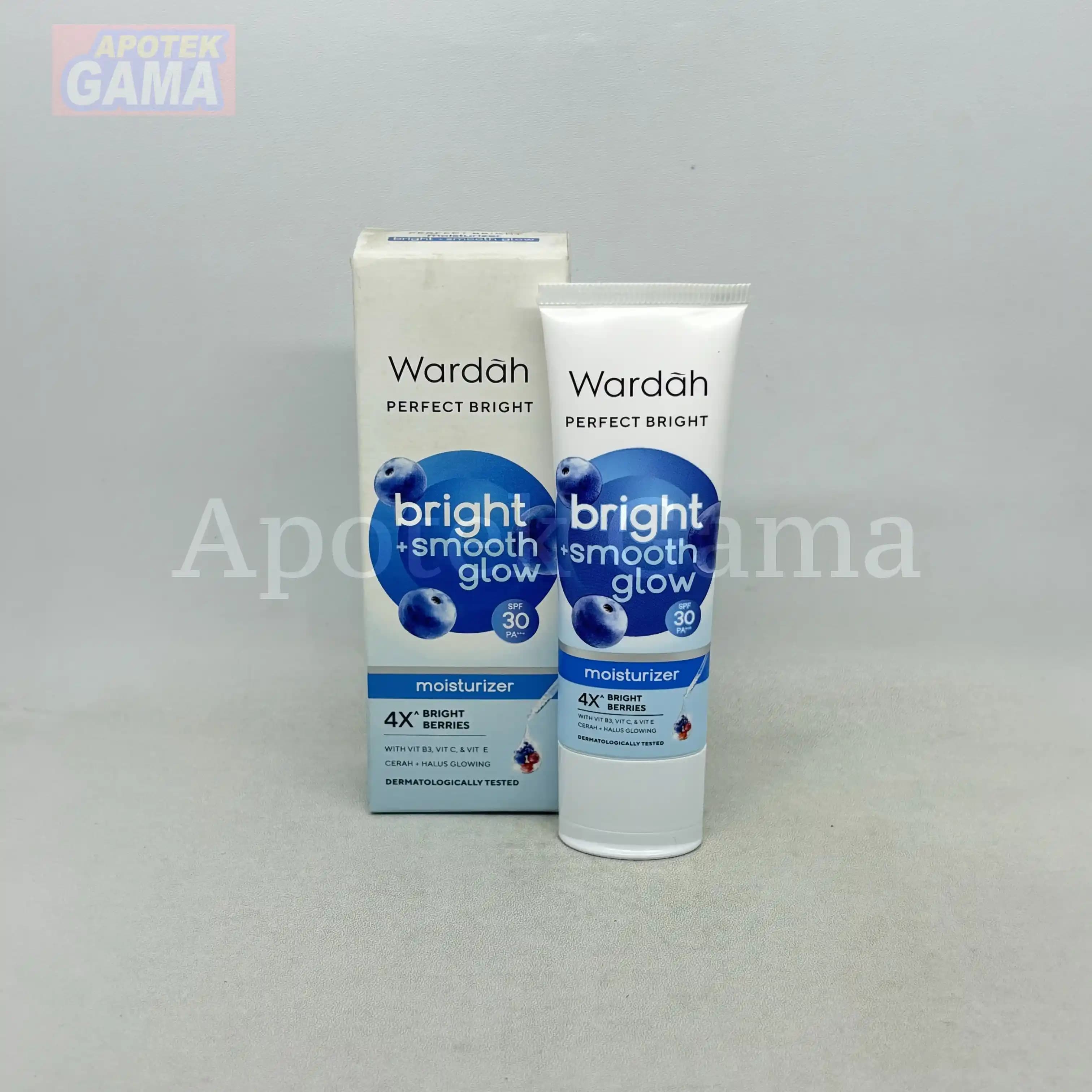 WARDAH PERFECT BRIGHT + SMOOTH GLOW MOISTURIZER SPF30 20 ML 4