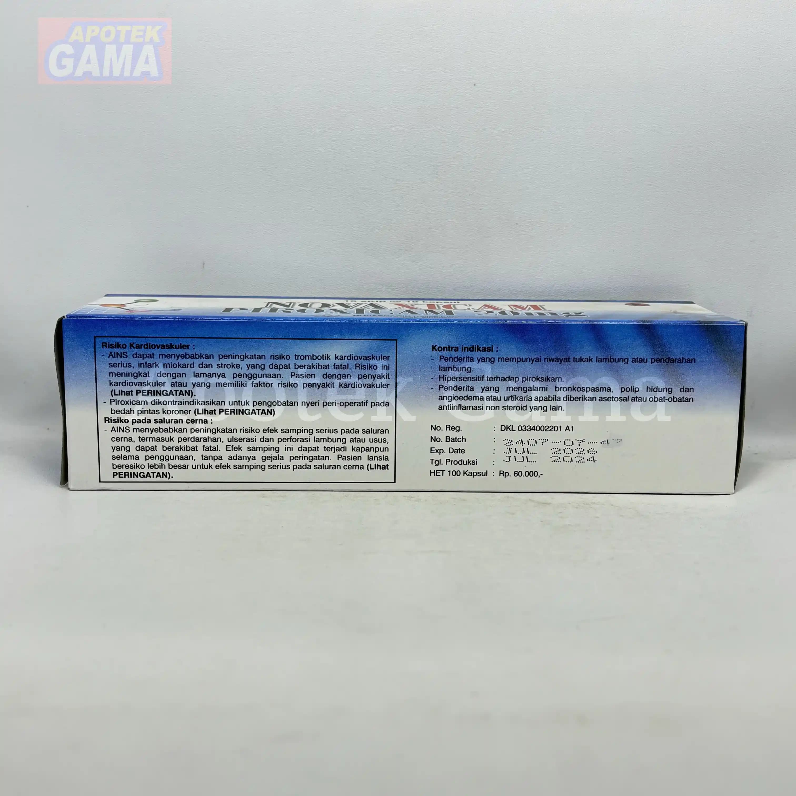 NOVAXICAM KAP 20MG 3