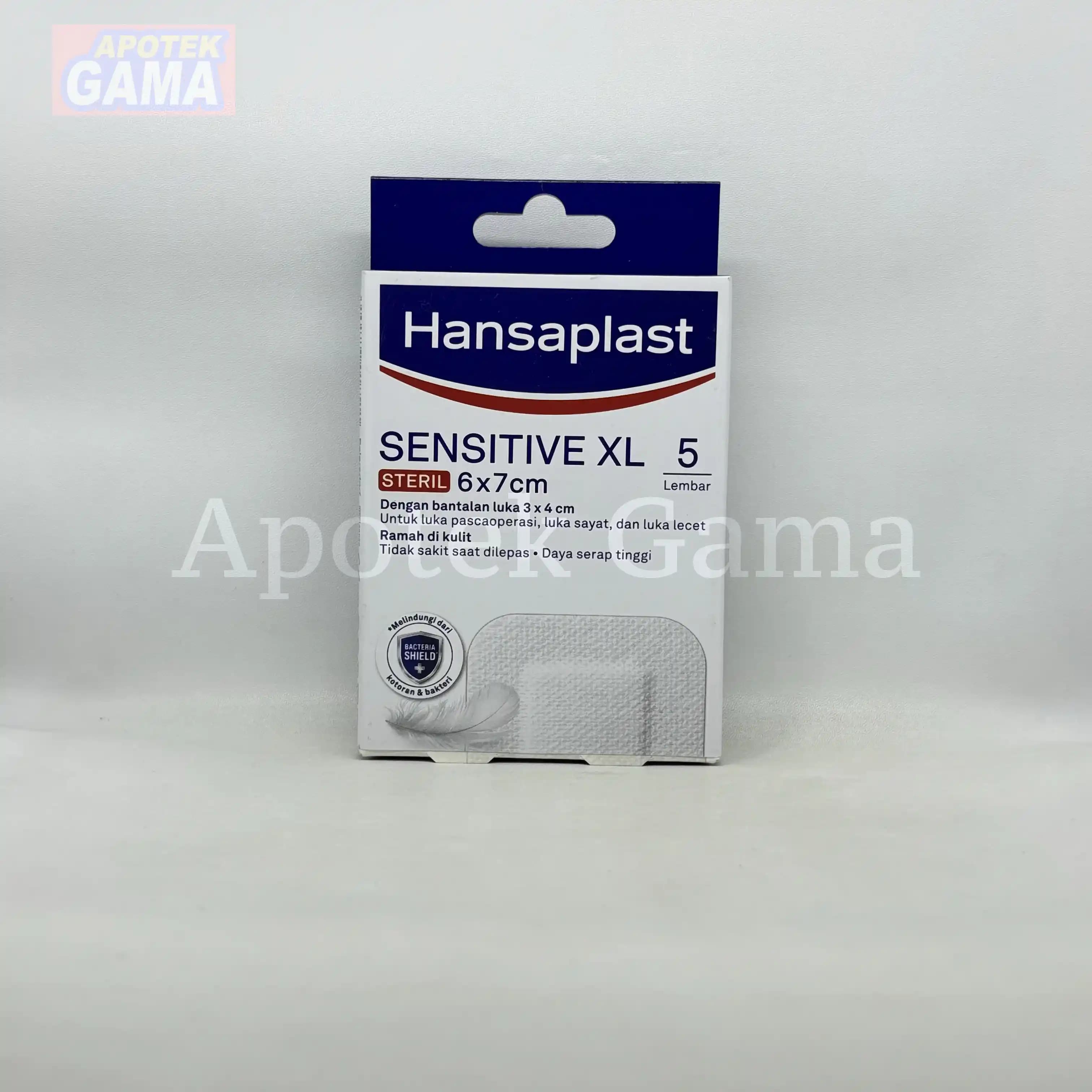 HANSAPLAST SENSITIVE STERIL XL 6X7CM 5PCS 2