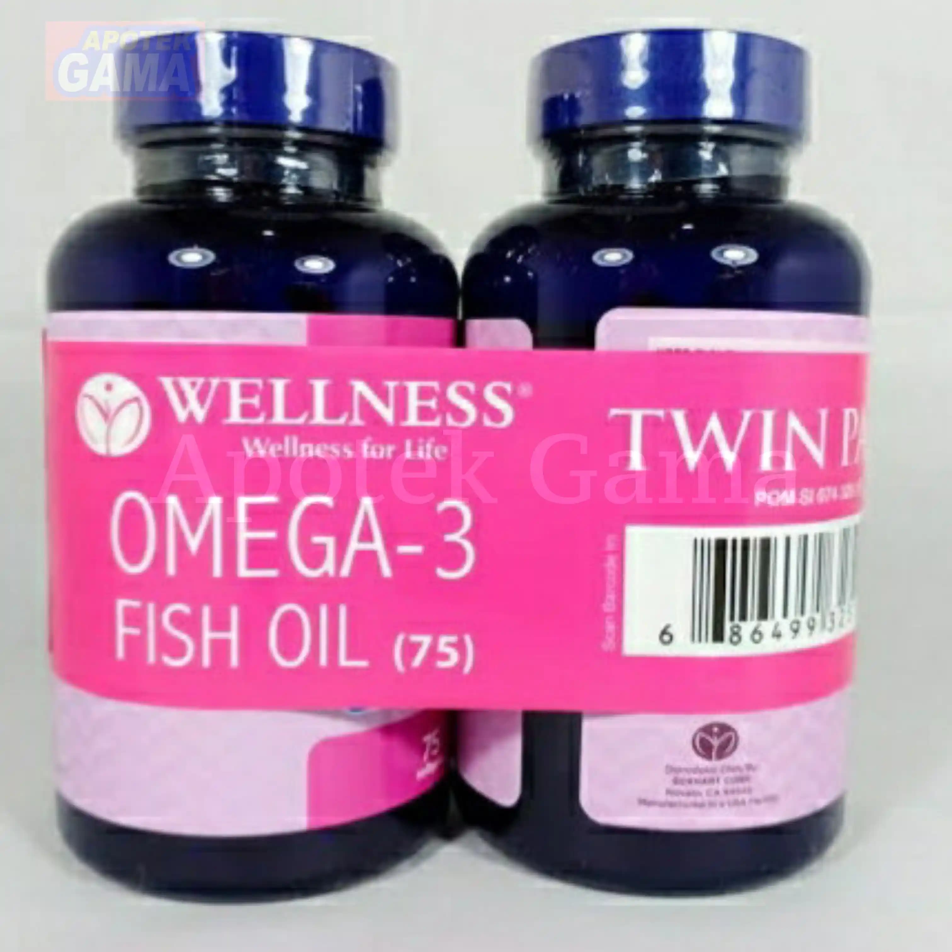 WELLNESS OMEGA 3 FISH OIL 75'S BANDED 2
